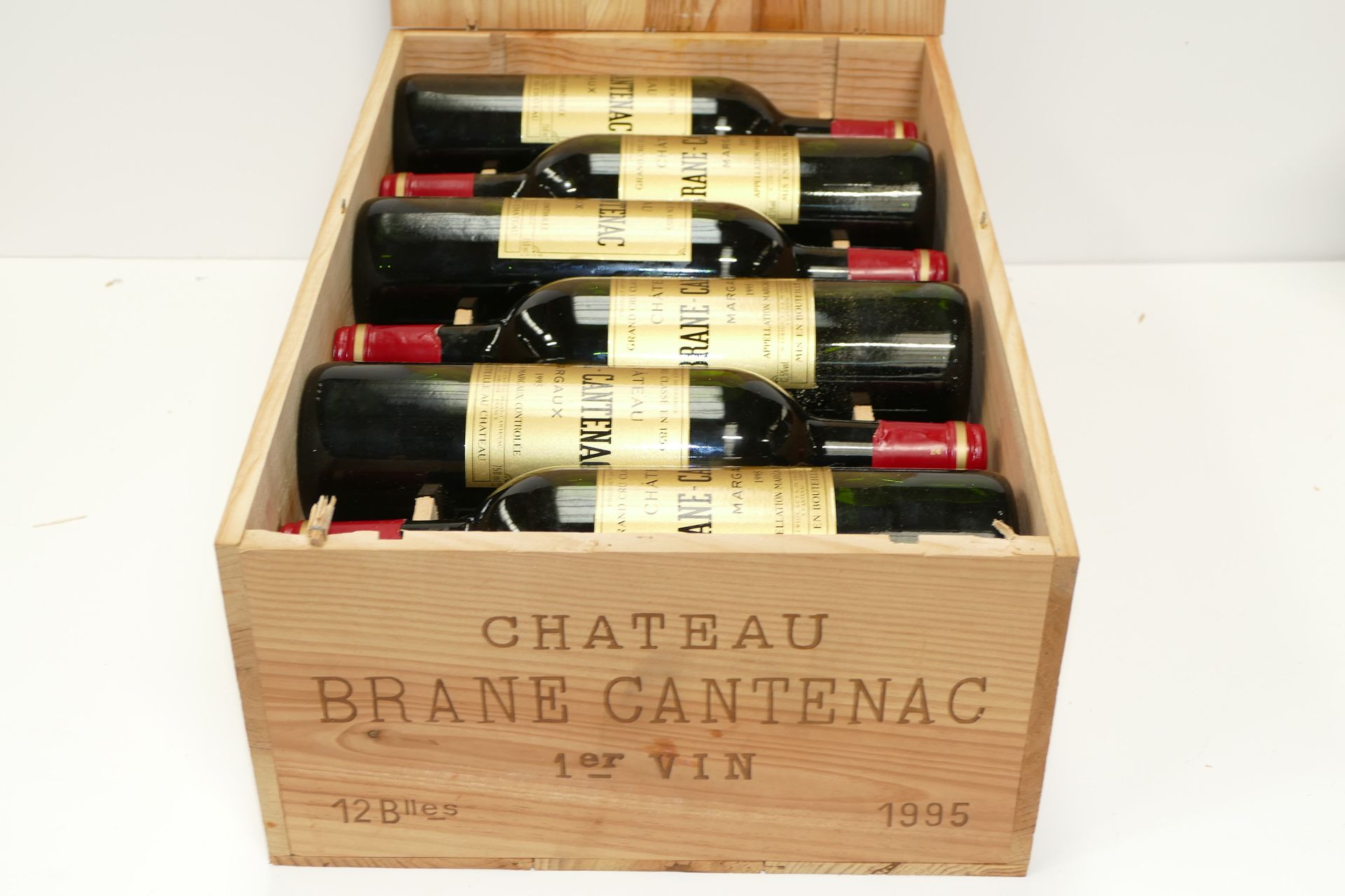 Null 12 Btles Château Brane Cantenac 1995 2° GCC Margaux di cui sei capsule molt&hellip;