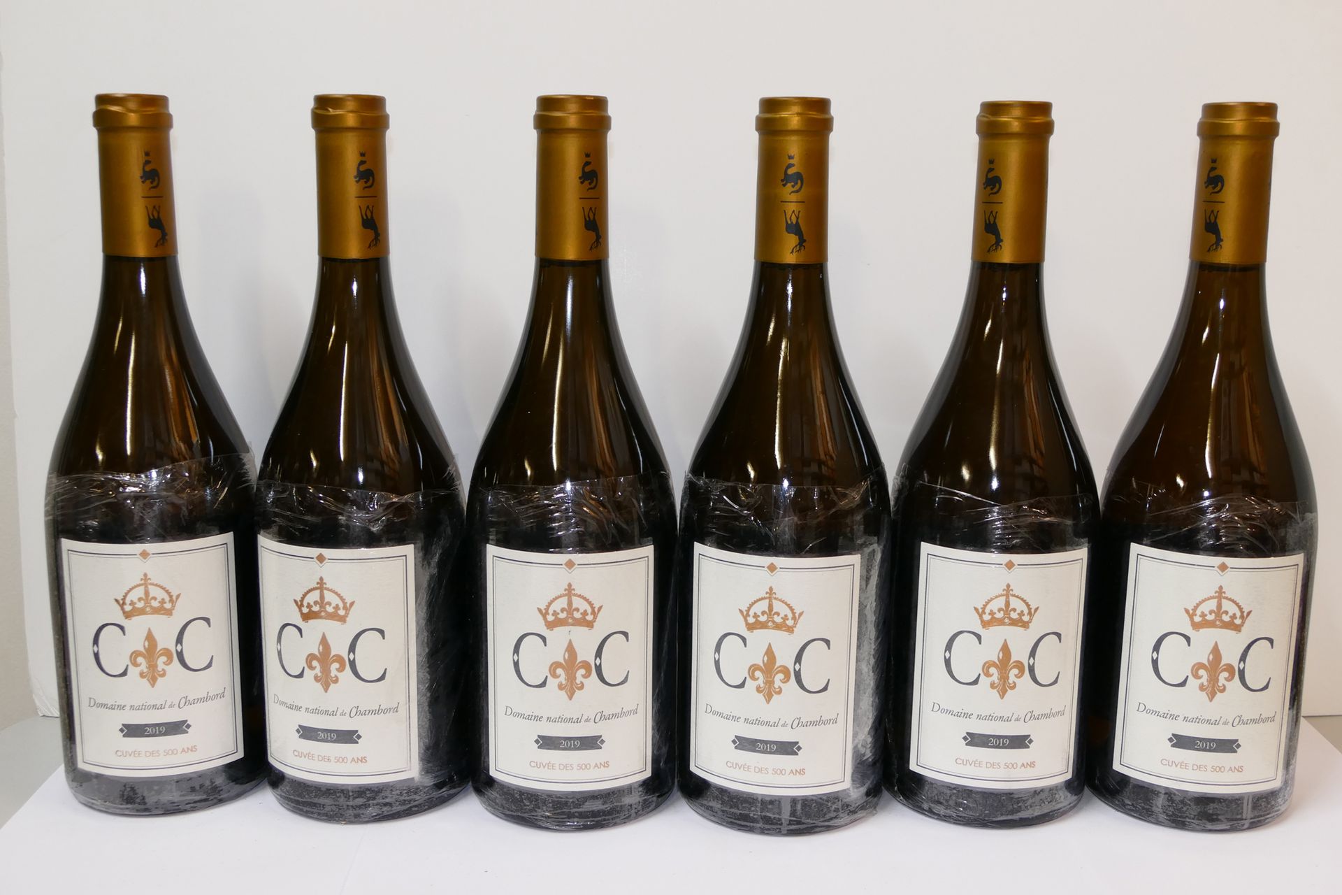 Null 6 Btles Romorantin white Cuvée des 500 Ans 2019 Domaine de Chambord IC 10/1&hellip;