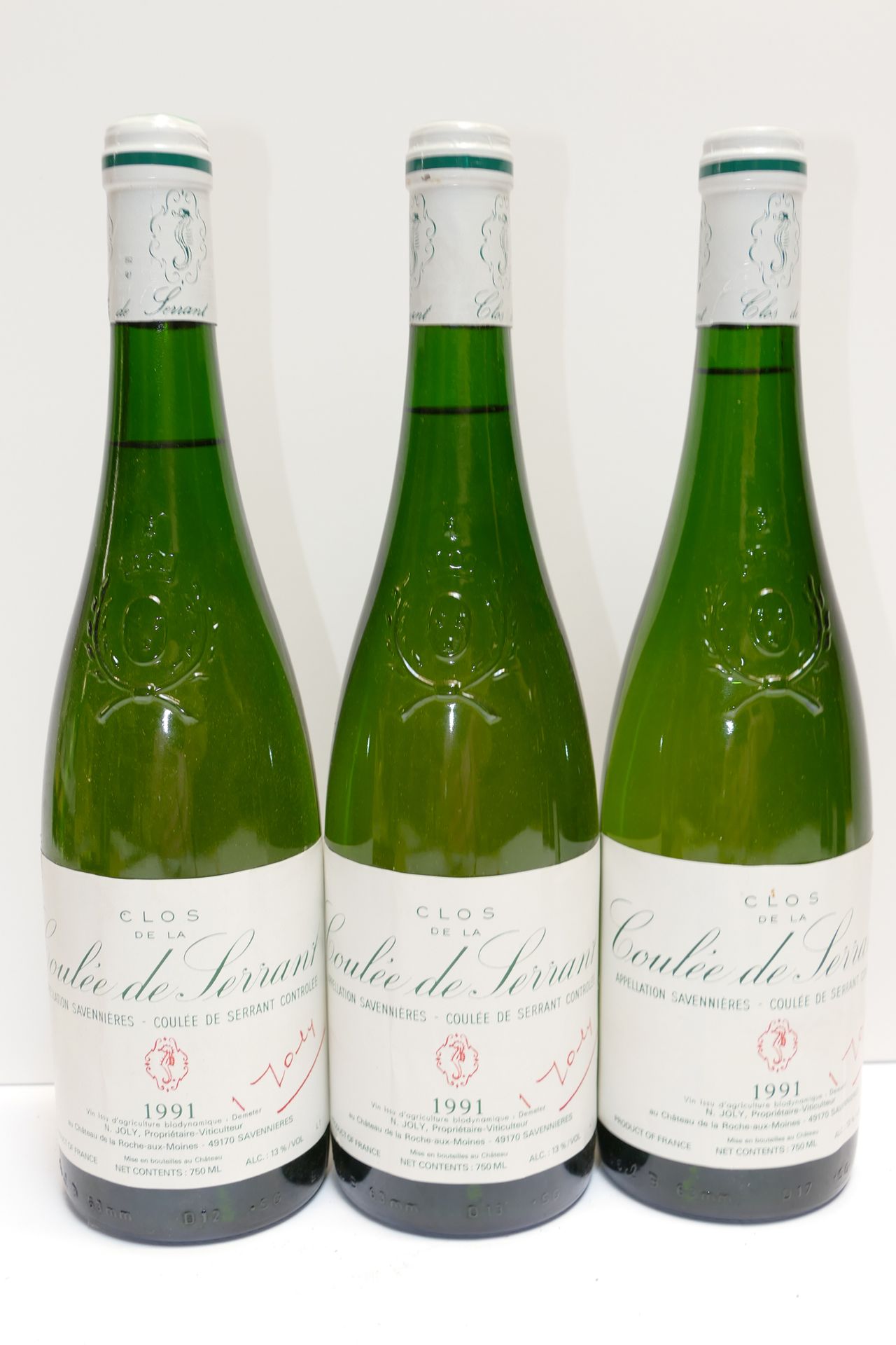 Null 3 Btles Clos de la Coulée de Serrant 1991 专家：Emilie Gorreteau