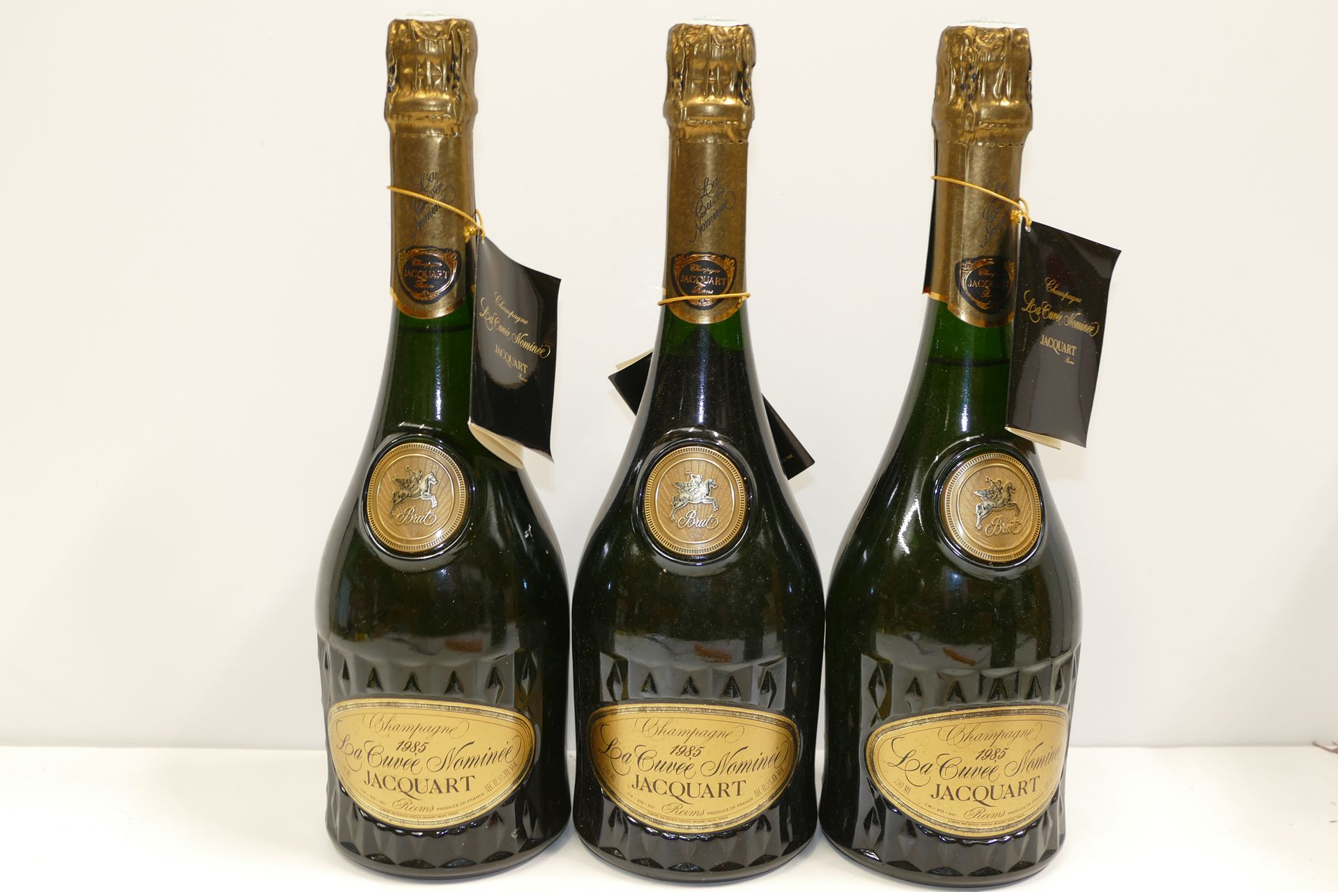 Null 3 Btles Champagne Jacquart La Cuvée Nominée 1985 niedrige Ebenen Experte: E&hellip;