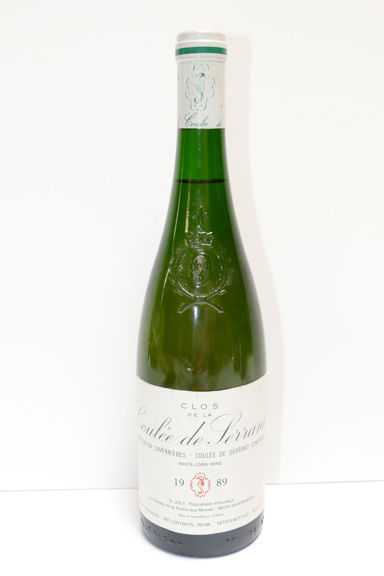 Null 1 Btle Clos de la Coulée de Serrant 1989 etichetta molto leggermente sporca&hellip;