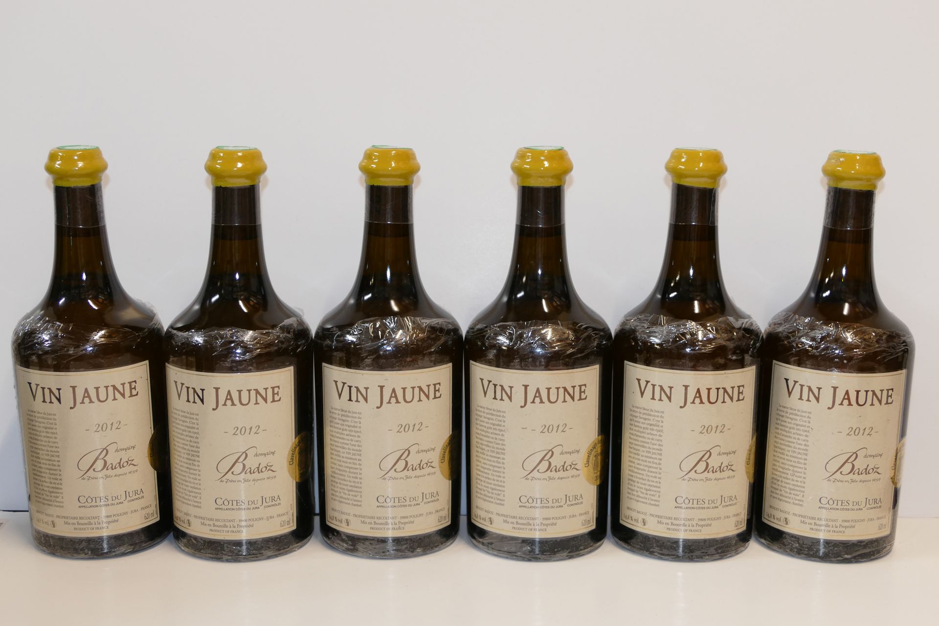 Null 6 Btles Vin Jaune 2012 Domaine Badoz IC 10/10 PM Expert : Emilie Gorreteau