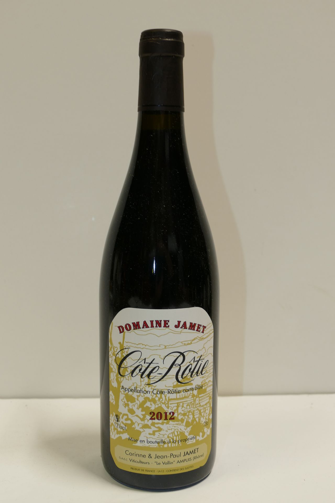 Null 1 Btle Côte Rôtie 2012 Domaine Jamet Expert : Emilie Gorreteau