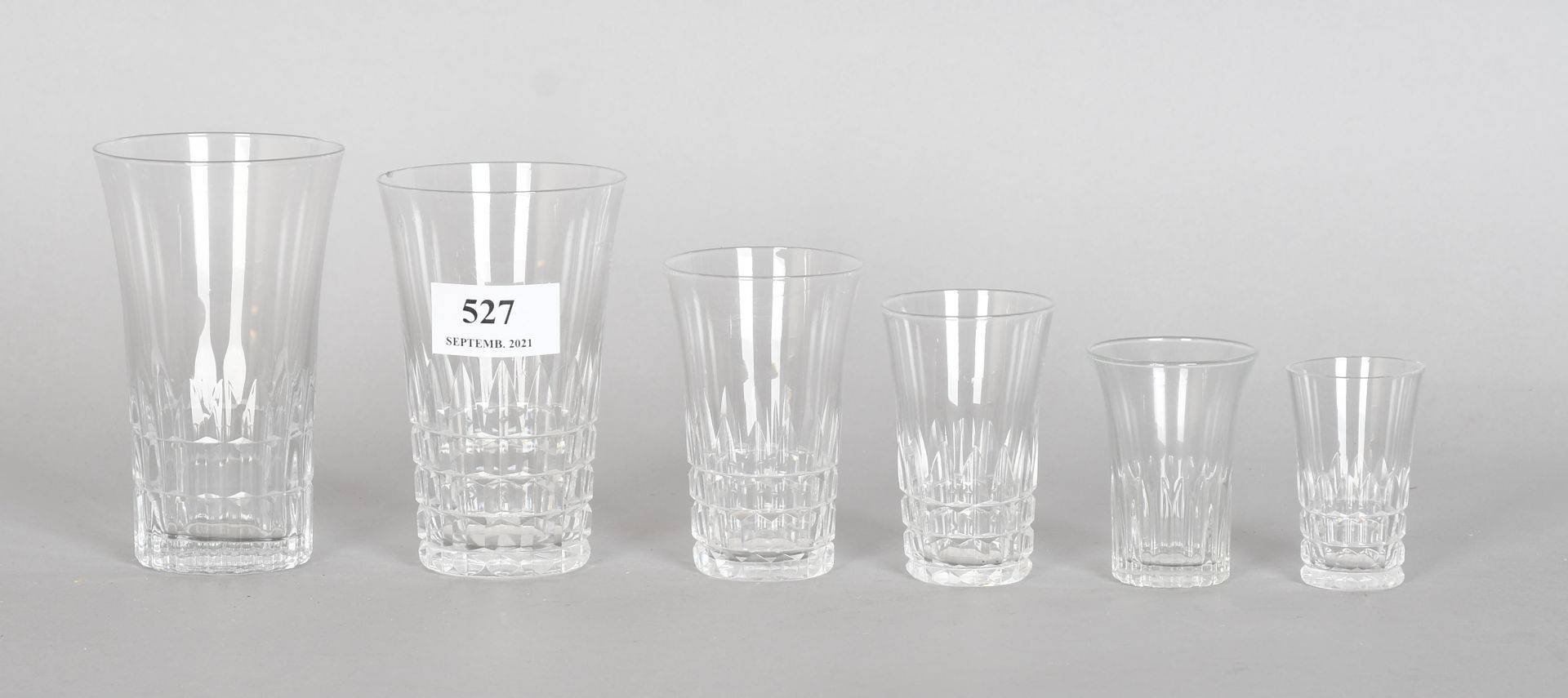 Null Val Saint-Lambert

Crystal "goblet" glass set.