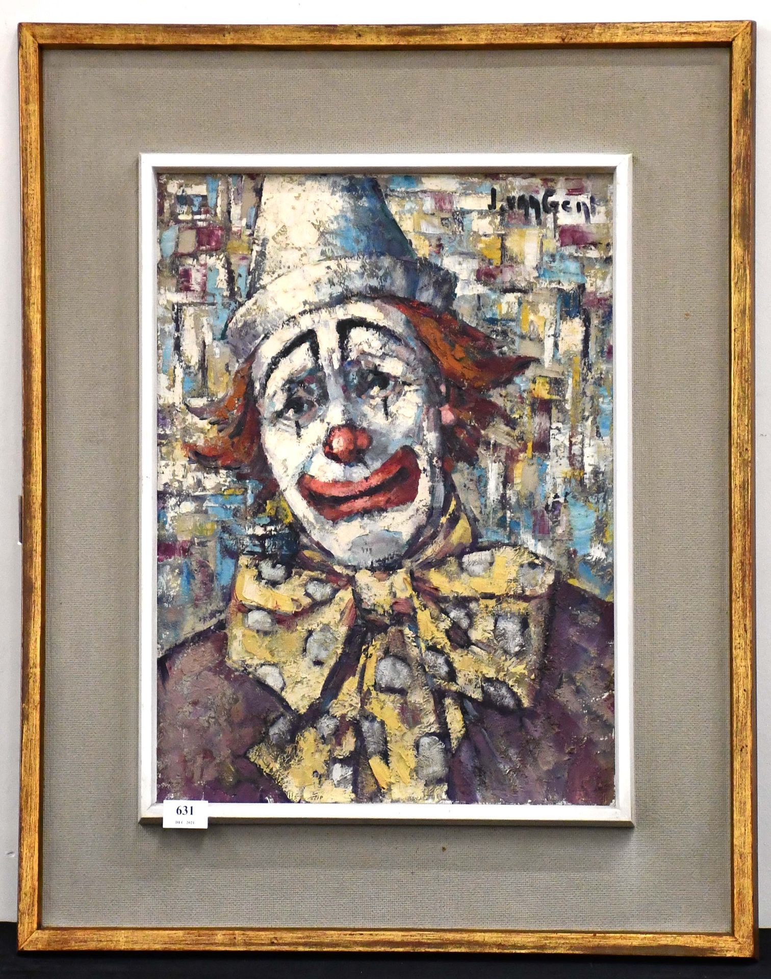 Null J. Van Gent

Huile sur toile : “Portrait de clown”. Signée. Dimensions : 50&hellip;