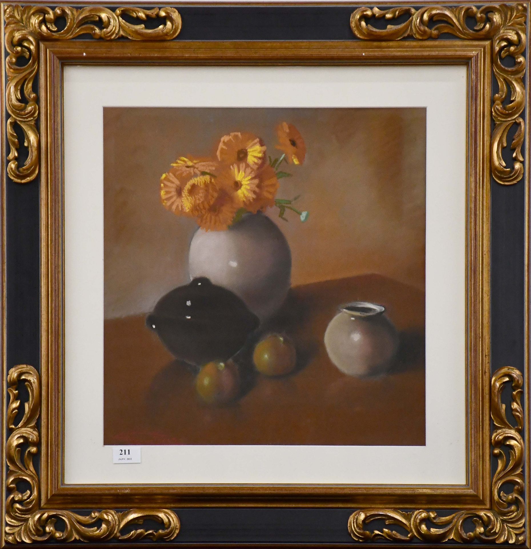 Null Firmin Baes

Pastel : "Still life". Signed.

Size : 46 cm x 44 cm.
