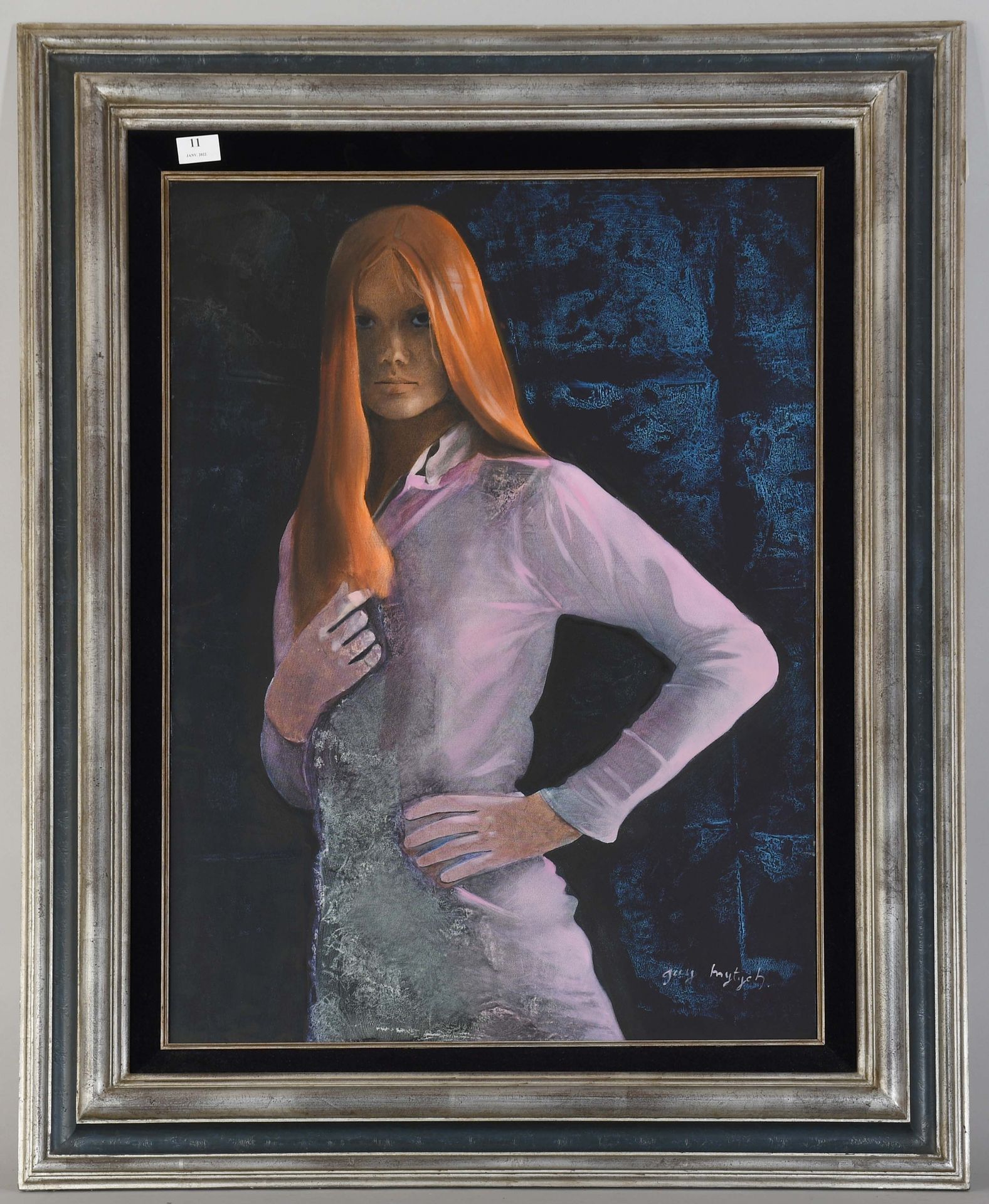 Null Guy Mytych

Oil on canvas : "Julie the redhead". Entitled. Signed.

Dimensi&hellip;