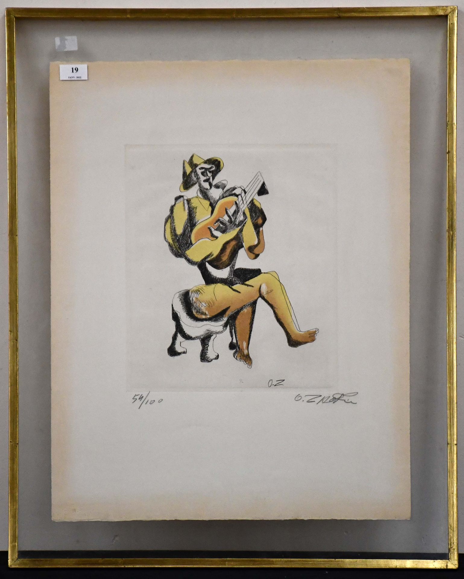 Null Ossip Zadkine

Print : "Guitarist". Numbered at 100 copies. Signed.

Size :&hellip;