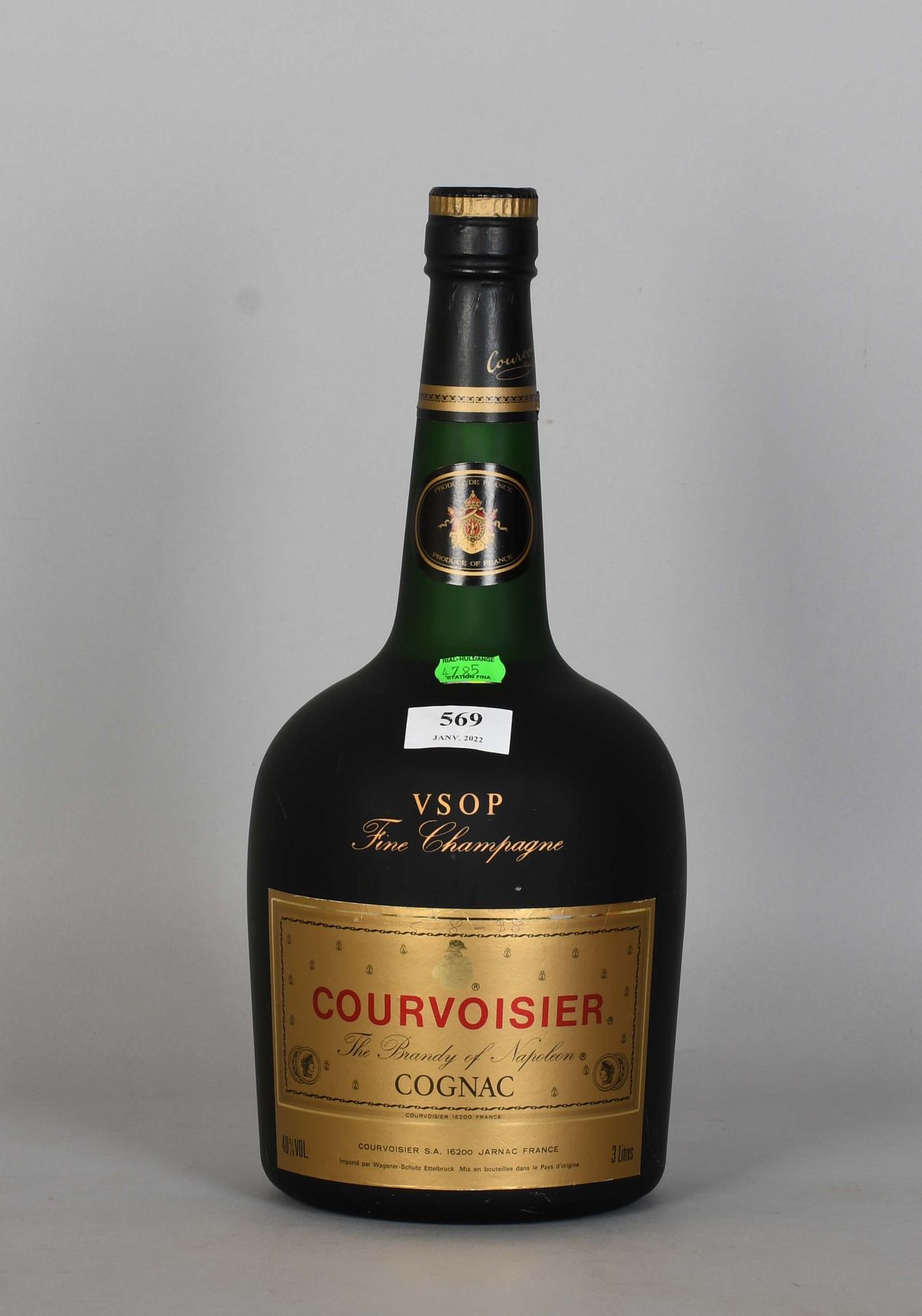 Null Fine Champagne Cognac Courvoisier VSOP - Imbottigliato nel paese d'origine &hellip;