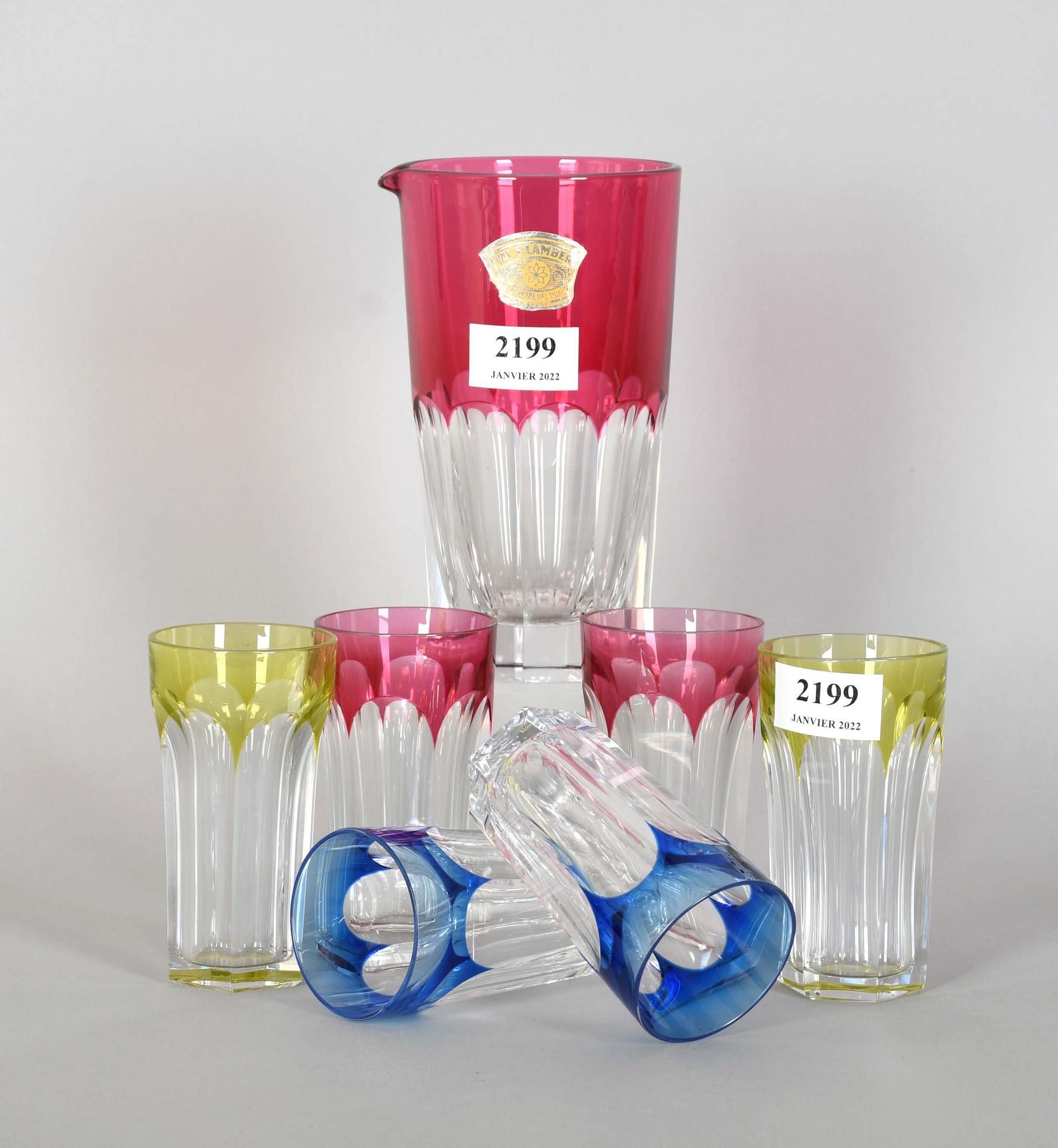 Null Val Saint-Lambert

Mixer and its six goblets, in multicolored crystal with &hellip;