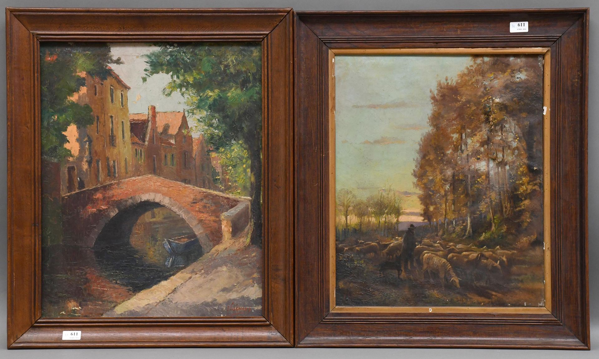 Null Deux peintures
Huiles sur toile : “Bruges, pont du cheval” et “Paysage”. Si&hellip;