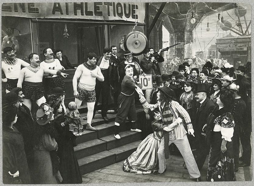 SAMSON MODERNE, Studio Pathé Frères, Vincennes. PHOTOGRAPHIE D'EMILE PIERRE, 190&hellip;