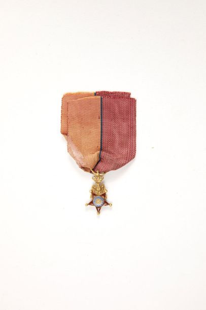 Ordre royal des Deux-Siciles, fondé en 1808 par Joseph Napoléon, insigne de chev&hellip;