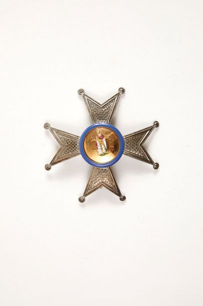 Ordre de Saint-Ferdinand, fondé en 1811, plaque de 3e classe (grand officier) en&hellip;