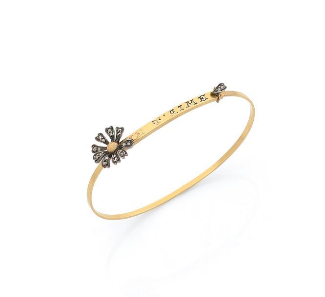 Bracelet de jeune fille Girl bracelet 

in 18K (750) gold "à la pâquerette", ado&hellip;