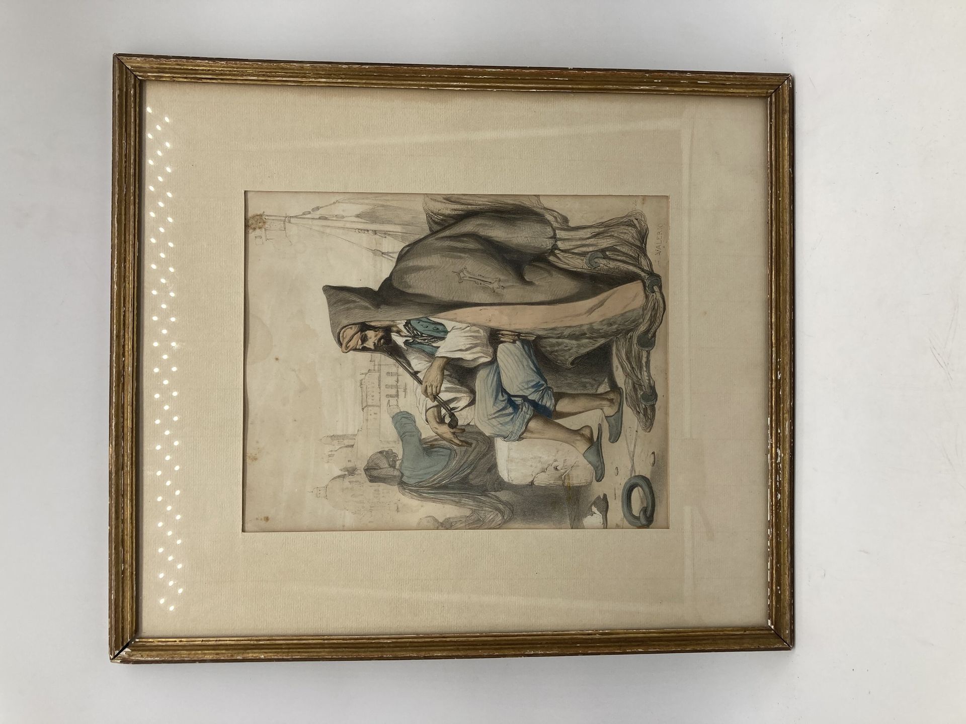 Null Théodore VALERIO (1819-1879)

Le fumeur de pipe

Estampe en couleurs signée&hellip;