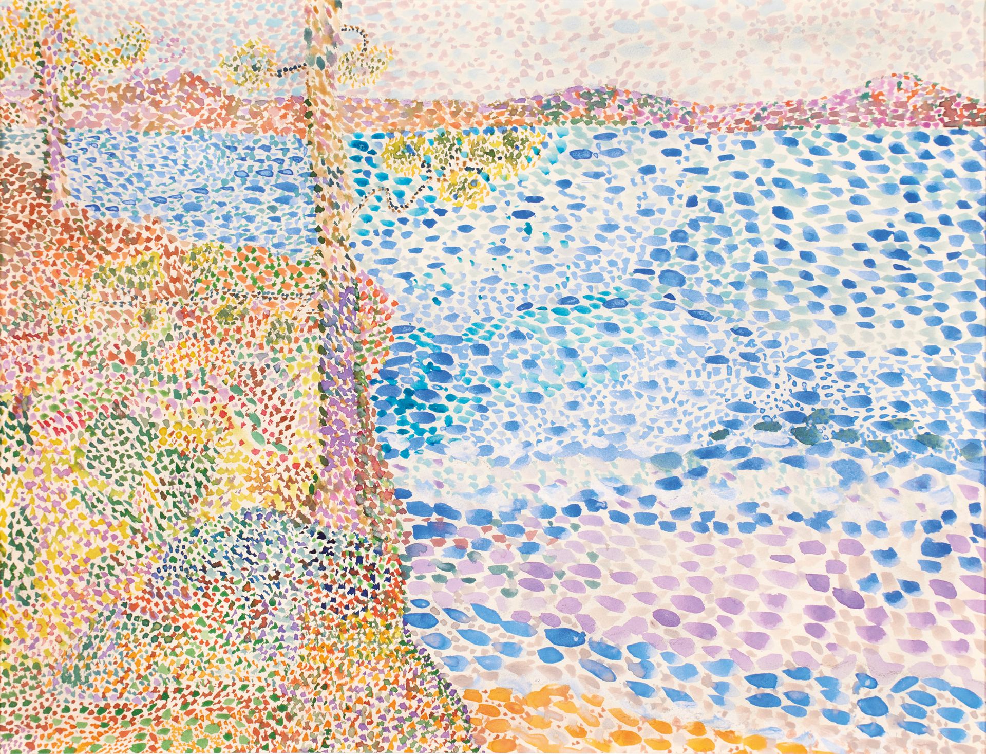École pointilliste XXème siècle 点彩画派 20世纪

海边。

水彩画

33 x 43,5 cm