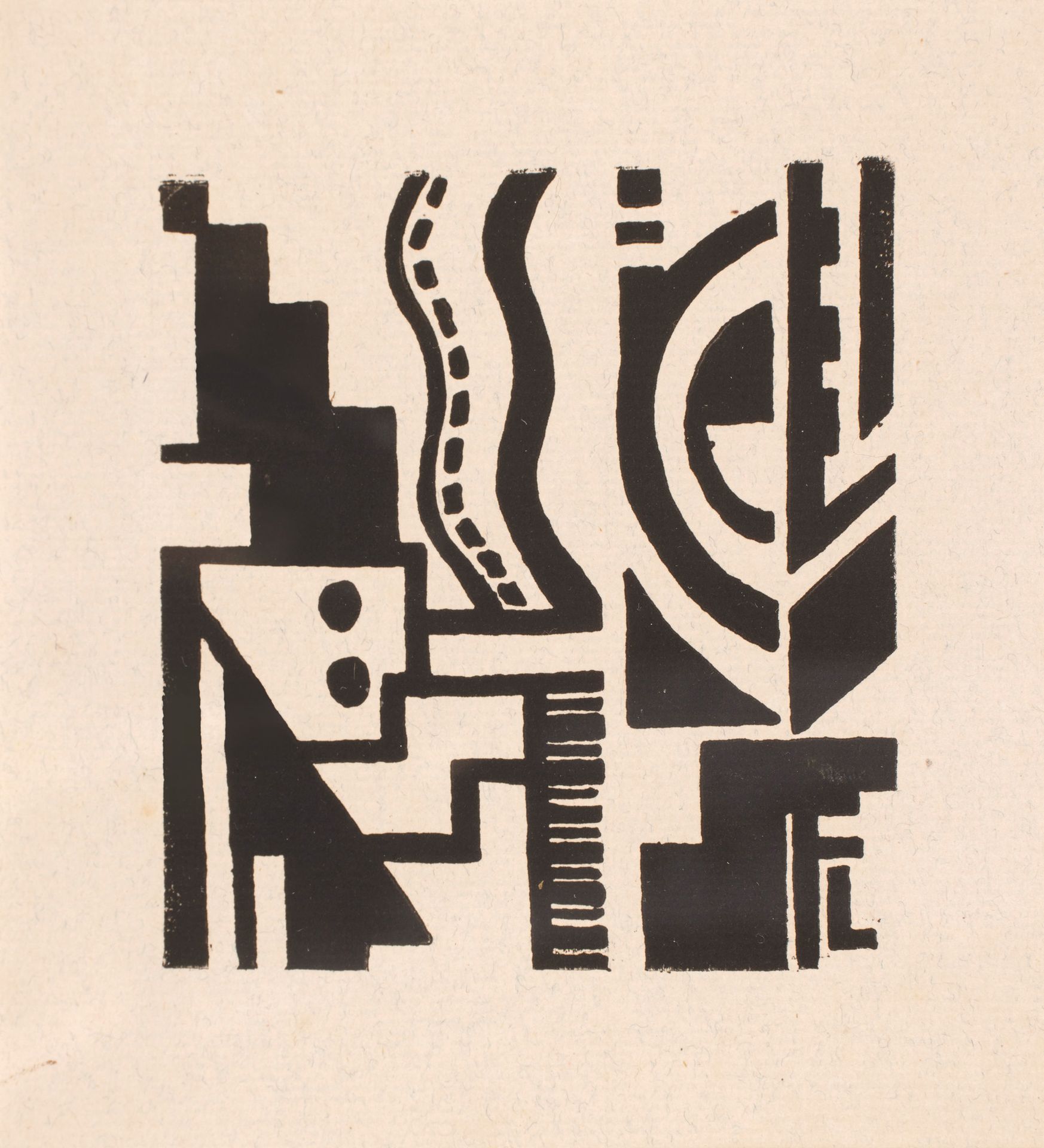 D'après Fernand LEGER nach Fernand Léger

Kubistische Komposition, um 1924, 

Ho&hellip;