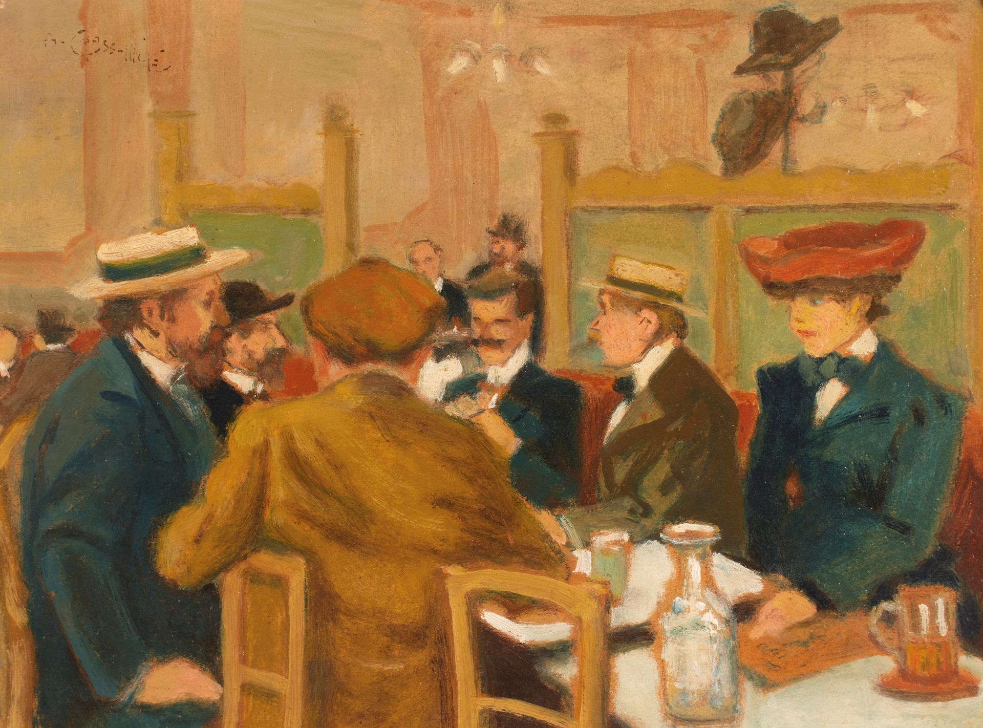 Augustin Grass-Mick (1873-1963) Augustin GRASS-MICK (1873-1963)

Au café montmar&hellip;