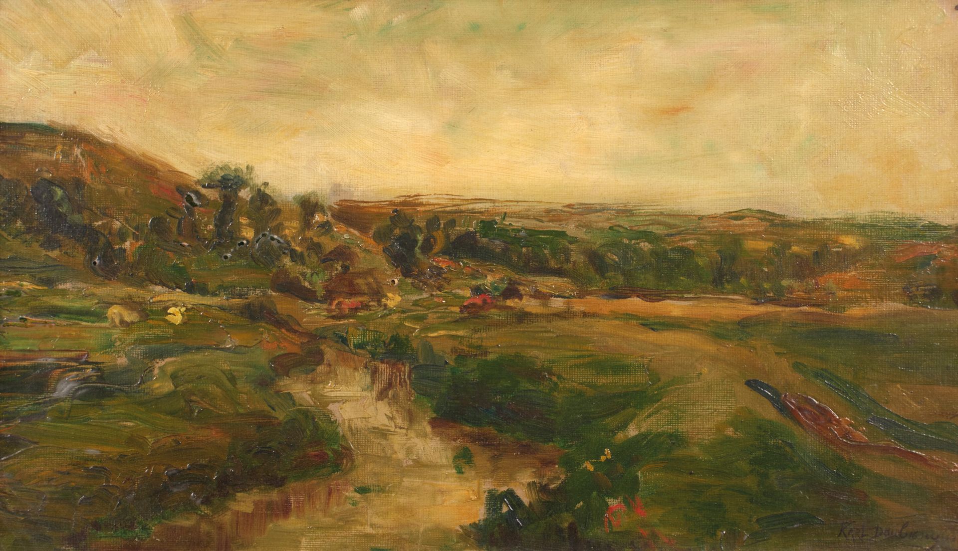 Karl DAUBIGNY (1846 - 1886) Karl DAUBIGNY (1846 - 1886)

Landschaft mit einem Ba&hellip;