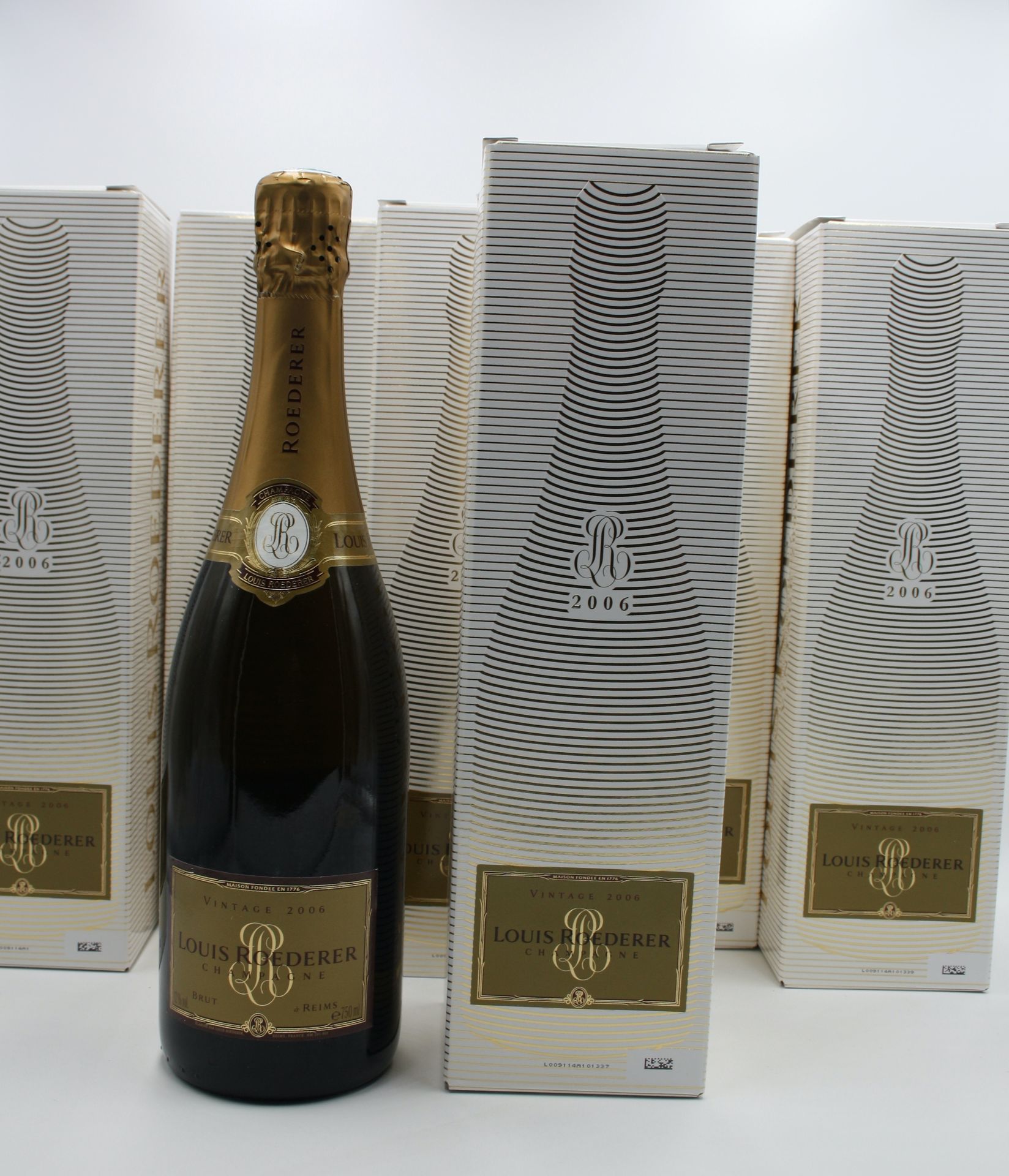 6 bouteilles Champagne Louis Roederer Brut 2006 coffret…