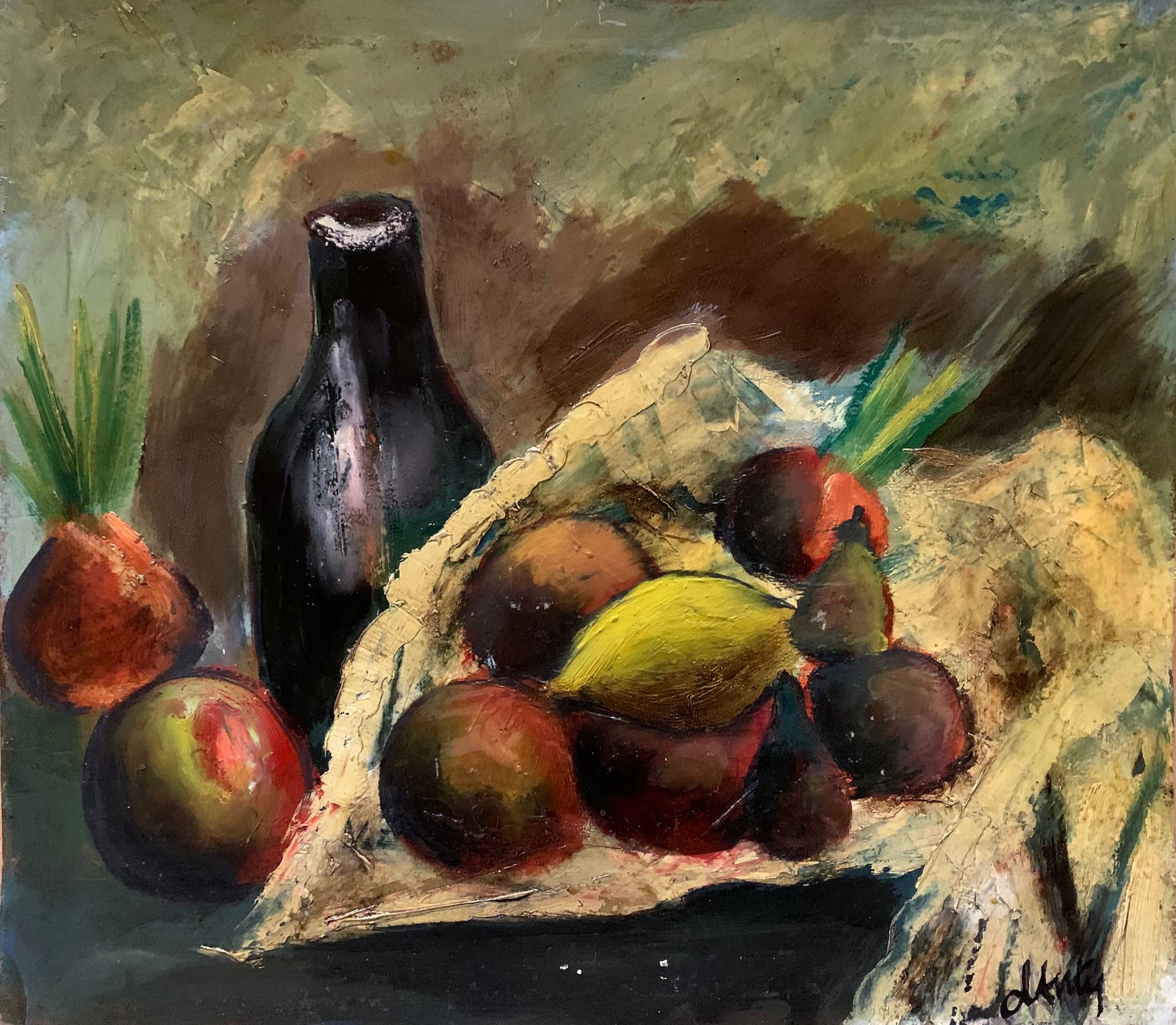 Null Henry Maurice D'ANTY (1910-1998)

Still life with fruits

Oil on cardboard &hellip;