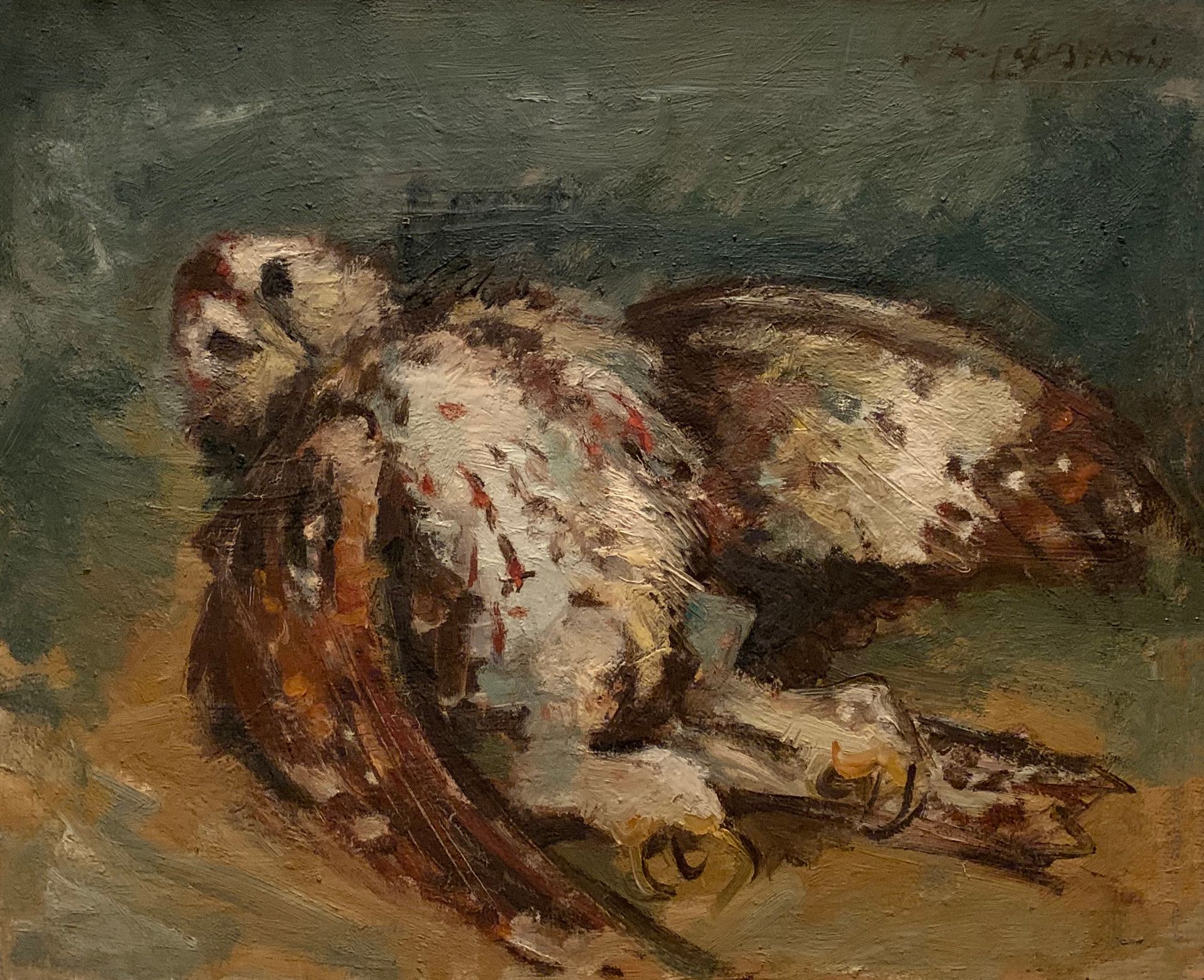 Null 罗杰-贝尔廷(1915-2003)

猫头鹰

右上角有签名的布面油画

46 x 55厘米。