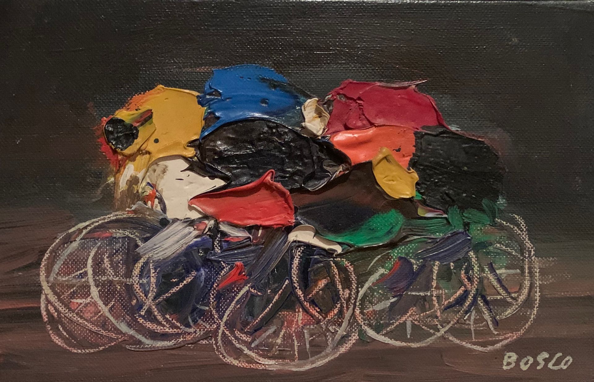 Null Pierre BOSCO (1909-1993)

Cyclist

Oil on canvas signed lower right

14 x 2&hellip;