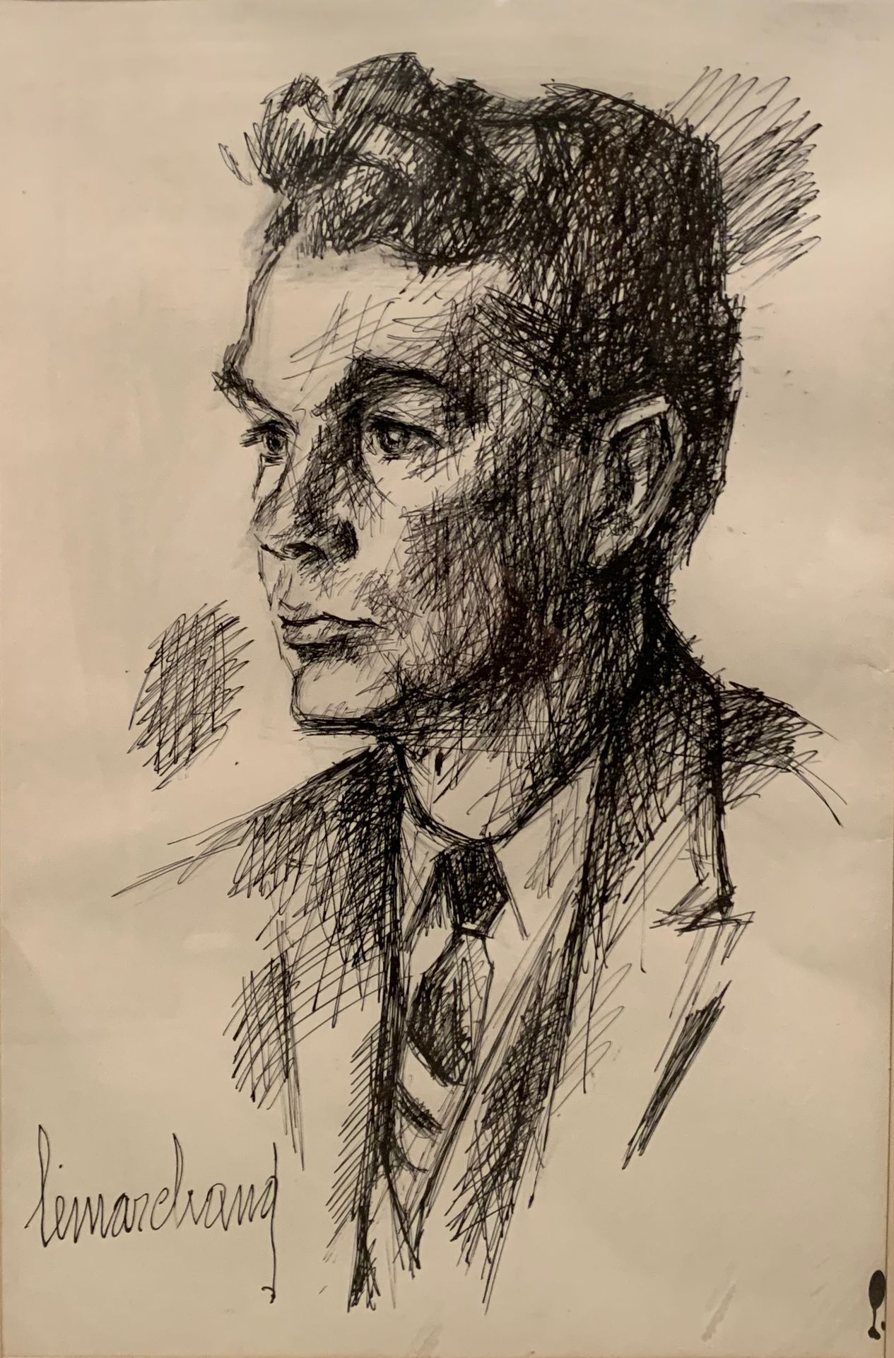Null Pierre LEMARCHAND (1906-1970)

Portrait d'homme en buste

Encre singée en b&hellip;