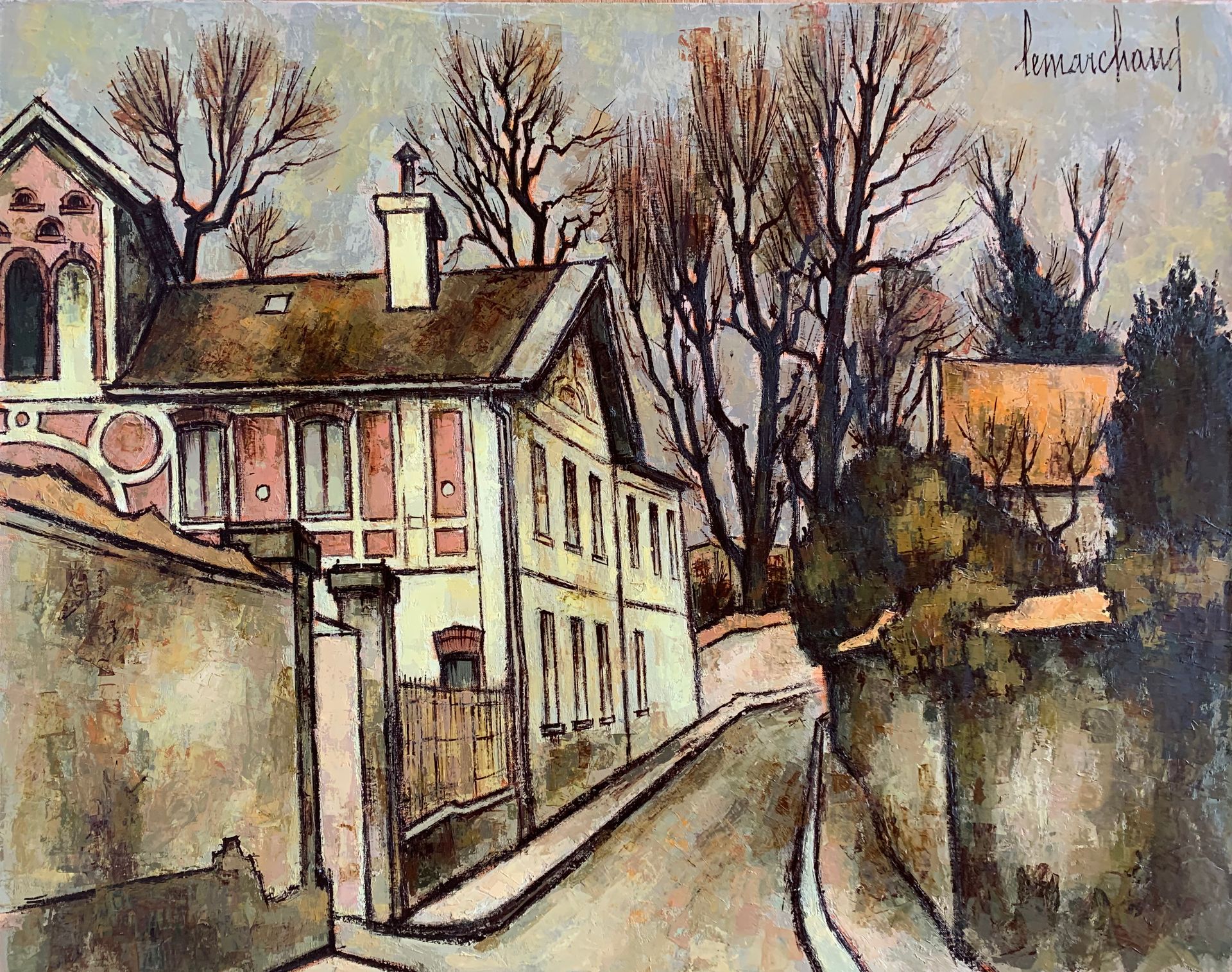 Null Pierre LEMARCHAND (1906-1970)

Straße in Chatenay Malabry

Öl auf Leinwand,&hellip;