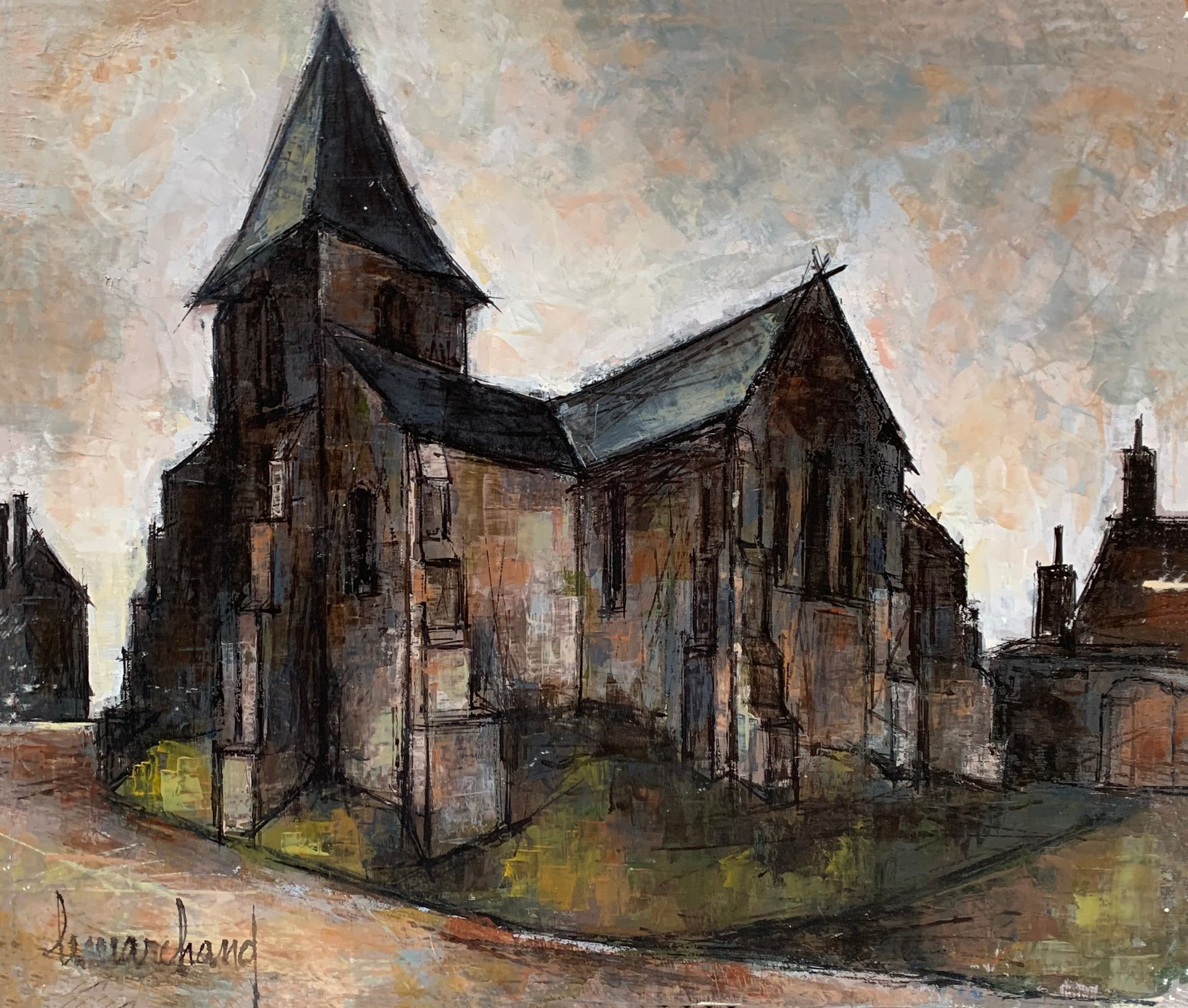 Null Pierre LEMARCHAND (1906-1970)

Eglise des environs de Reims

Huile sur toil&hellip;