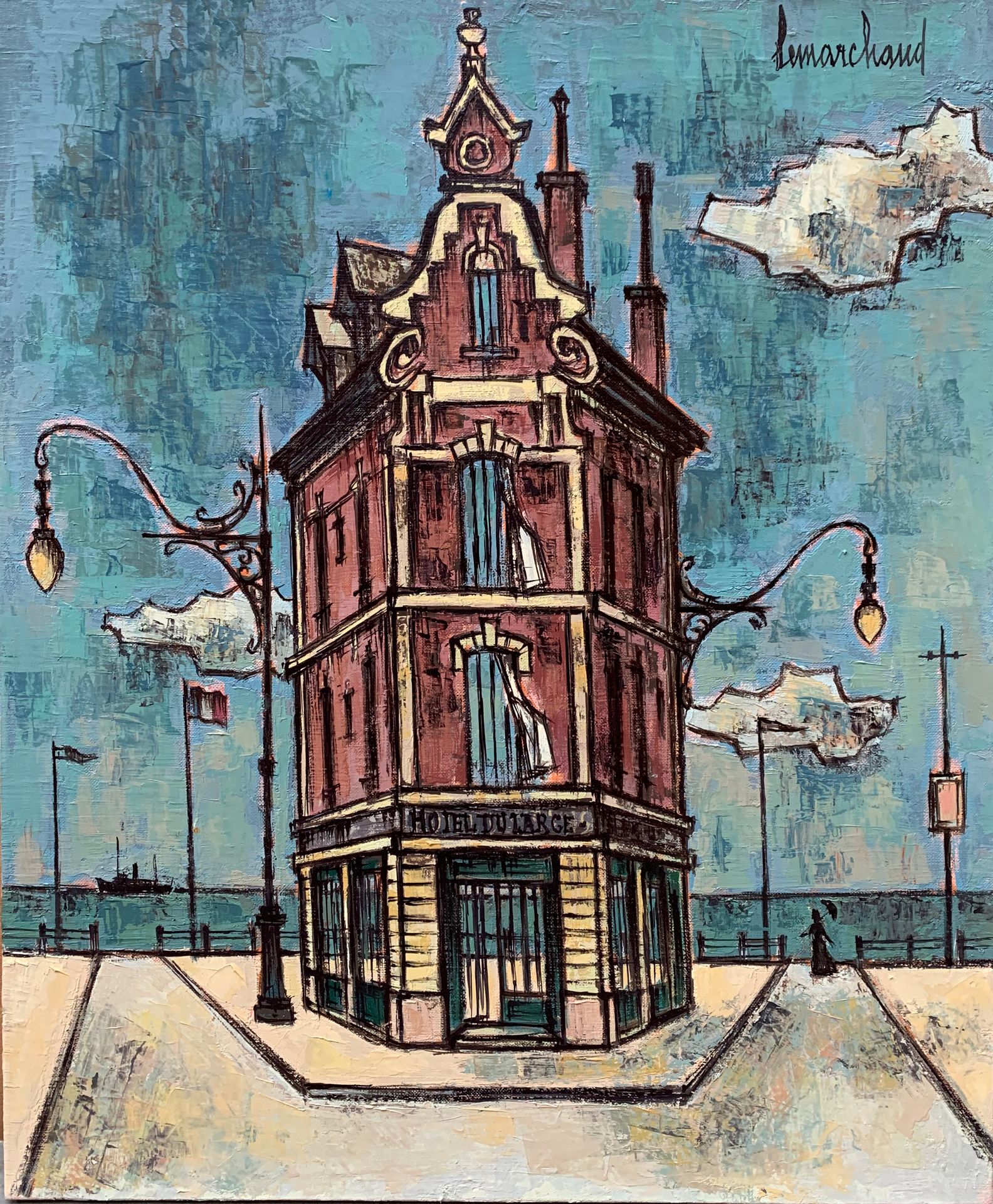 Null Pierre LEMARCHAND (1906-1970)

Hotel du large

Huile sur toile signée en ha&hellip;