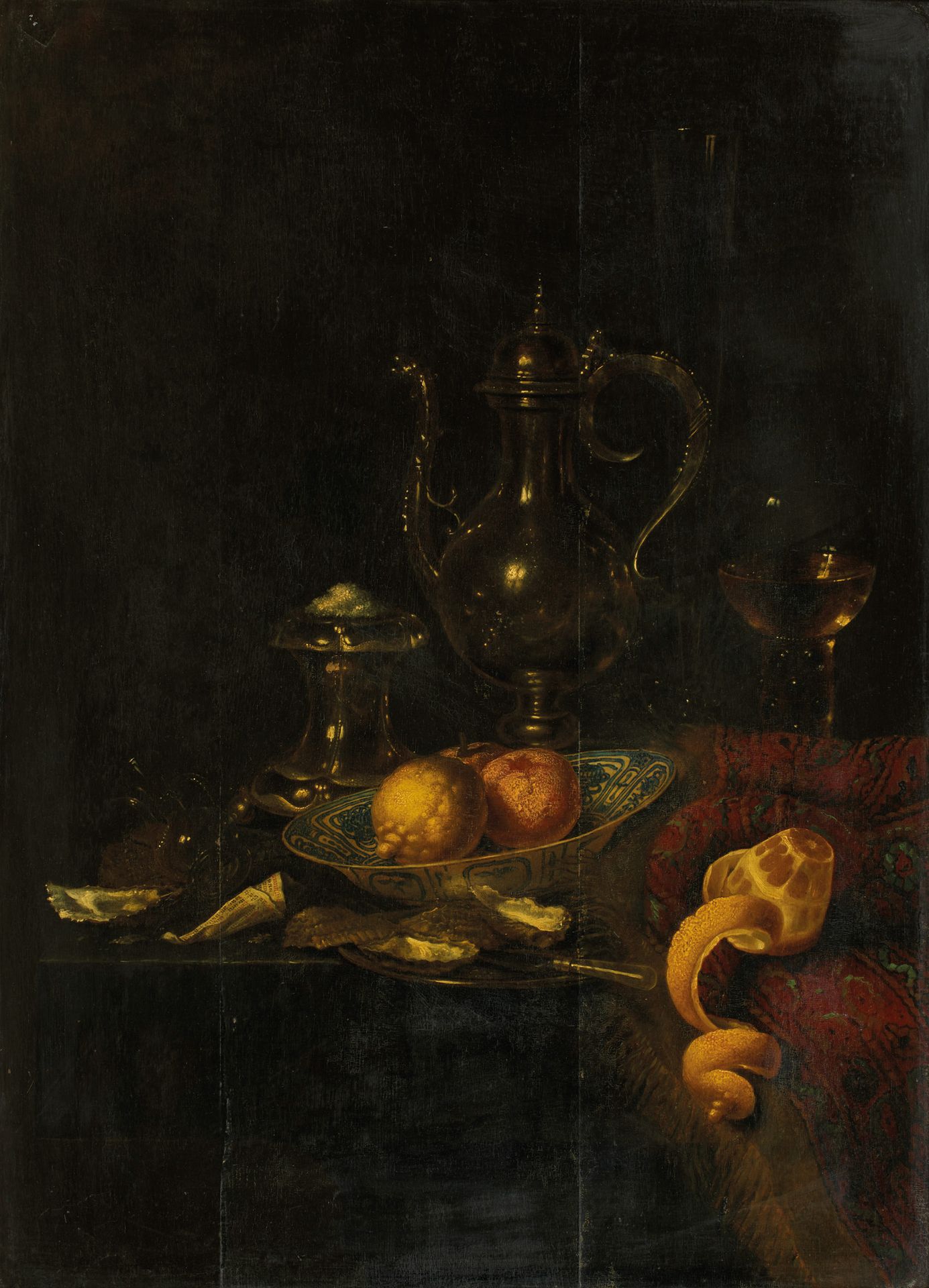 Dans le goût de Juriaen VAN STREECK (1632-1687) 尤里安-范-斯特莱克（1632-1687）的风格

柠檬的静物
&hellip;