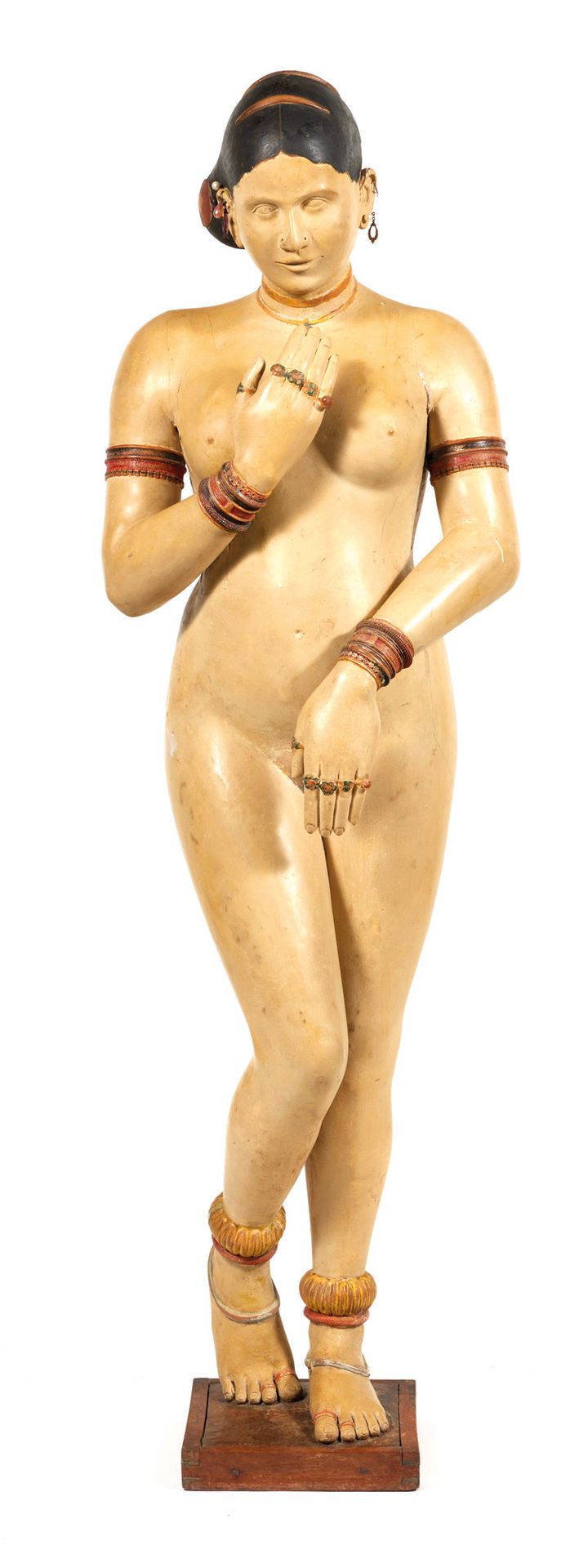 Vénus pudique Schamhafte Venus

Polychrome, stuckierte Holzskulptur auf einem vi&hellip;