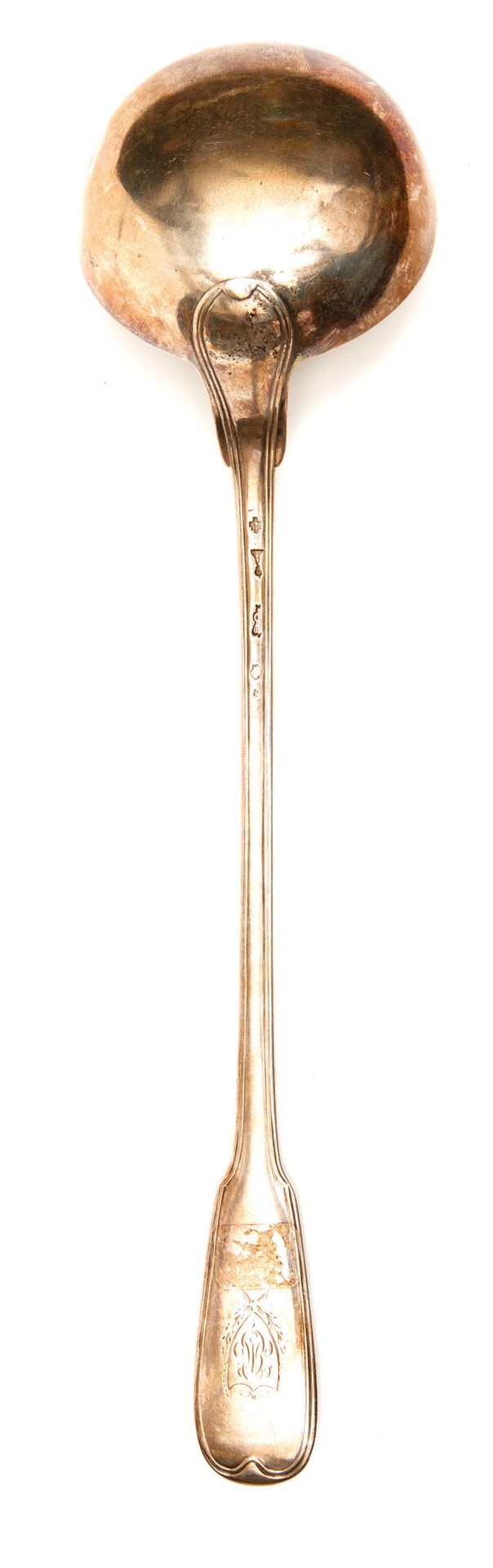 LOUCHE EN ARGENT 银勺子

作者：Pierre-Nicolas Sommé，巴黎，1788年

小提琴圆片模型，在盾牌上刻有首字母 "ME"，印&hellip;