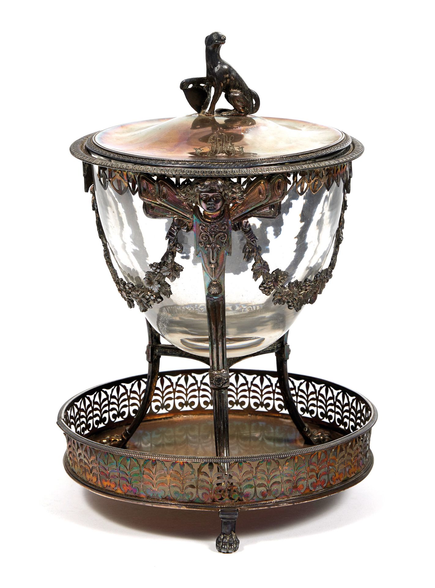 Confiturier 




Silver and glass jam maker





By Le Guay, Paris, 19th century&hellip;