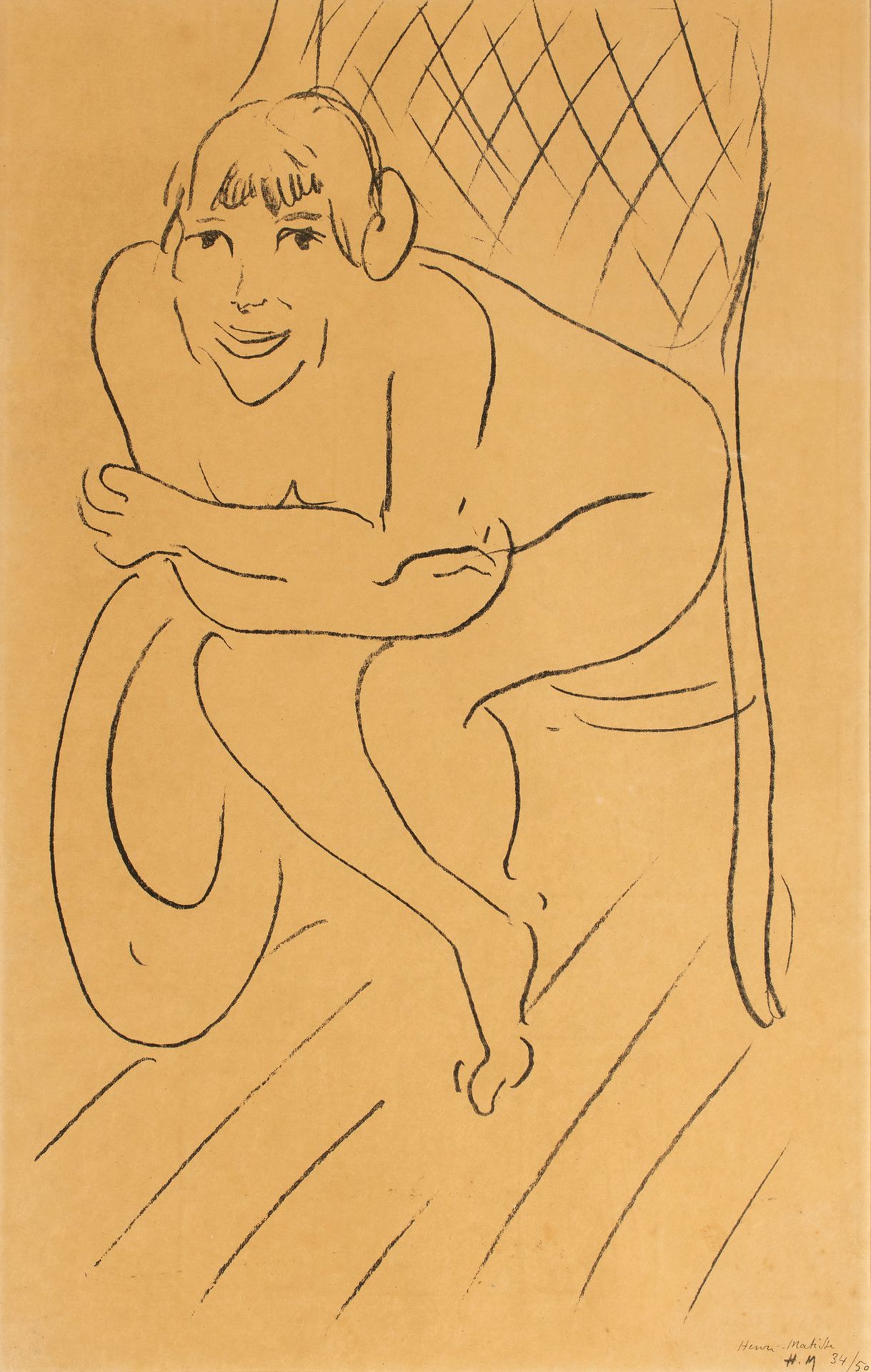 Henri MATISSE (1869-1954) Henri MATISSE (1869-1954)

Nudo con sedia a dondolo, 1&hellip;