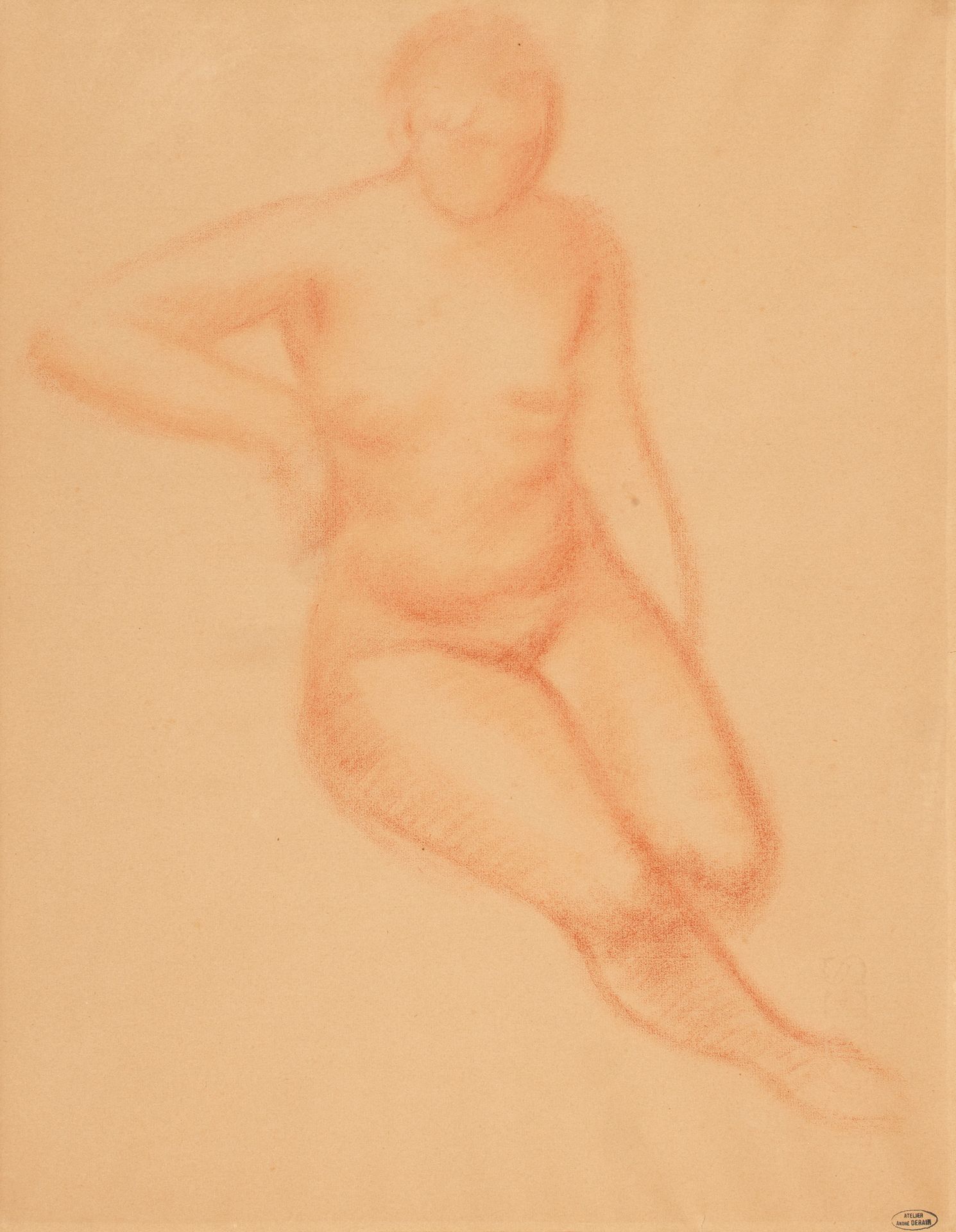 André DERAIN (1880-1954) André DERAIN (1880-1954)
Nudo femminile
Disegno a sangu&hellip;