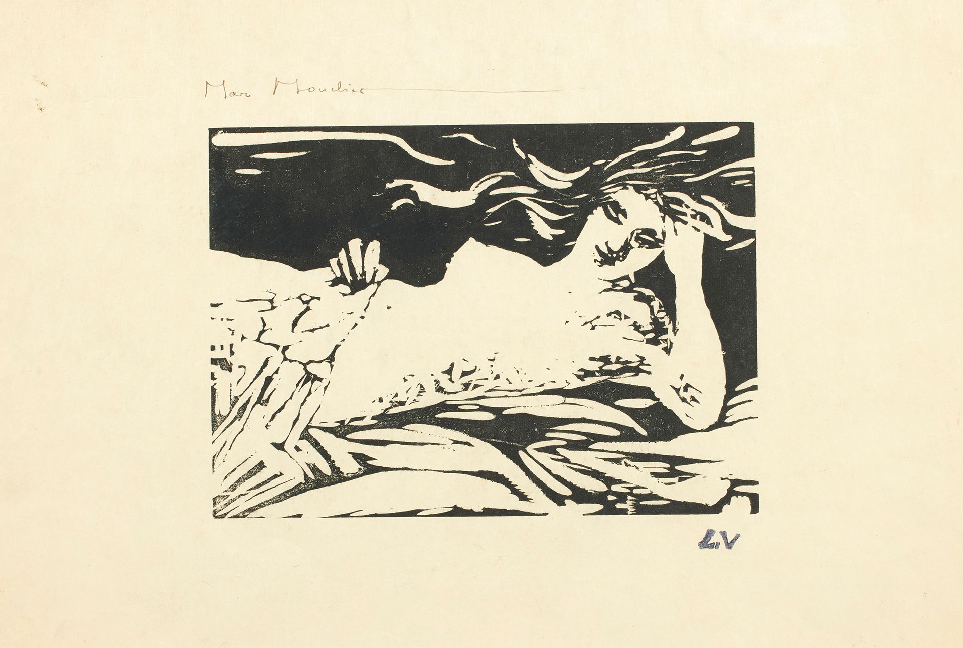 Marc MOUCLIER (1866 - 1947) Marc MOUCLIER (1866 - 1947)
Femme nue allongée, bois&hellip;