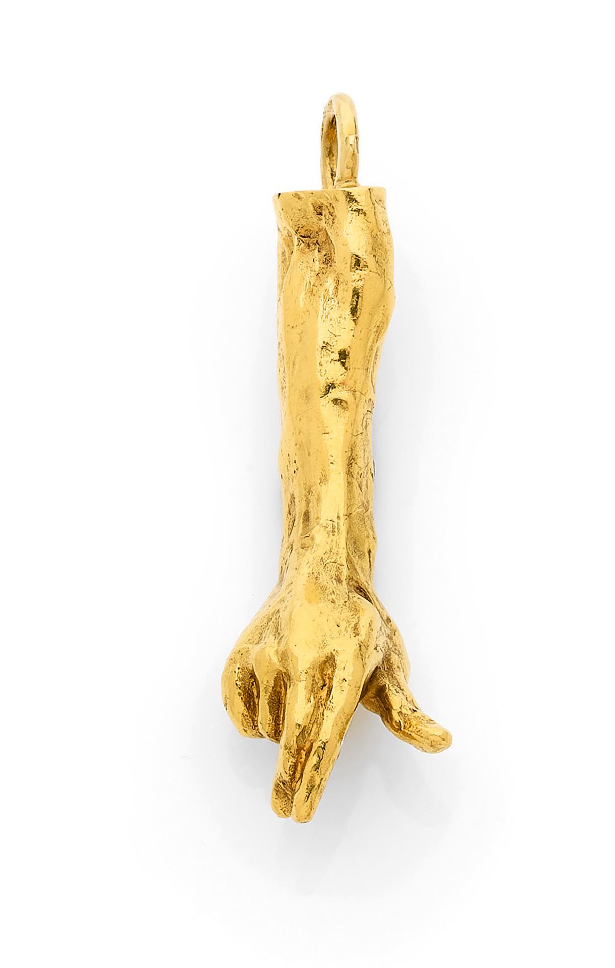 D'après RODIN nach RODIN
Skulpturanhänger aus 18 Karat (750) Gold, der eine Hand&hellip;