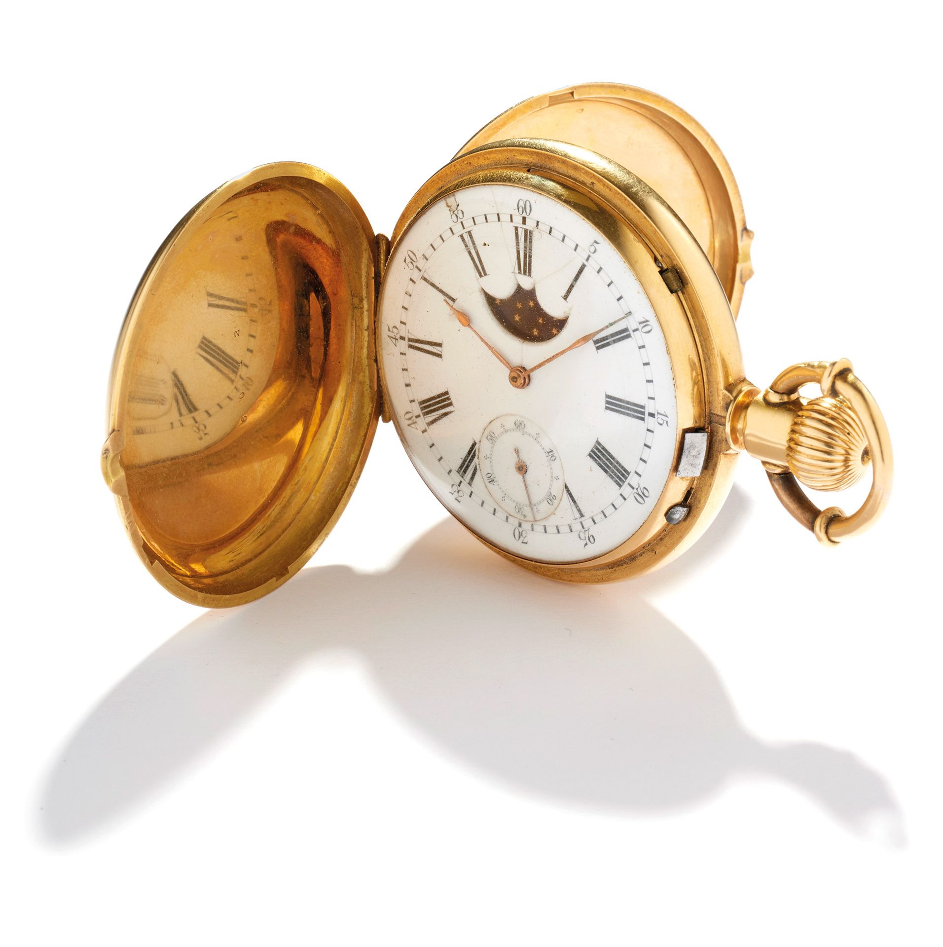 ANONYME Vers 1900 ANÓNIMO Hacia 1900
N° 6012-18518
Reloj de bolsillo de doble ca&hellip;