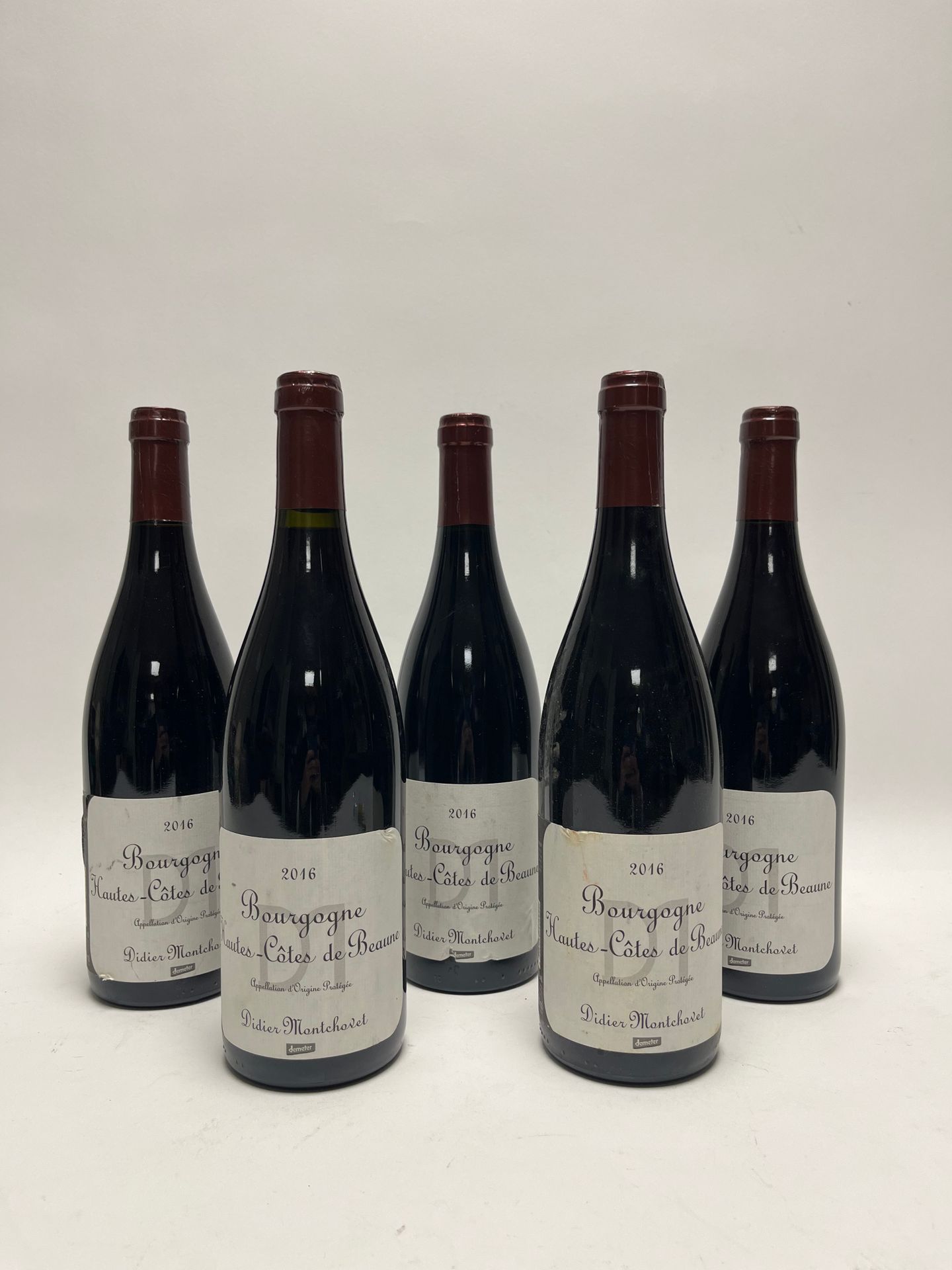 Null 5 bouteilles Hautes-Côtes de Beaune 2016, Didier Montchavet.