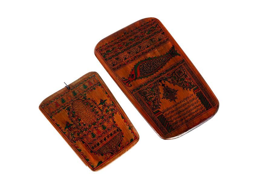 Null Tablettes coraniques marocaines

En bois inscrites à l'encre sur une face e&hellip;