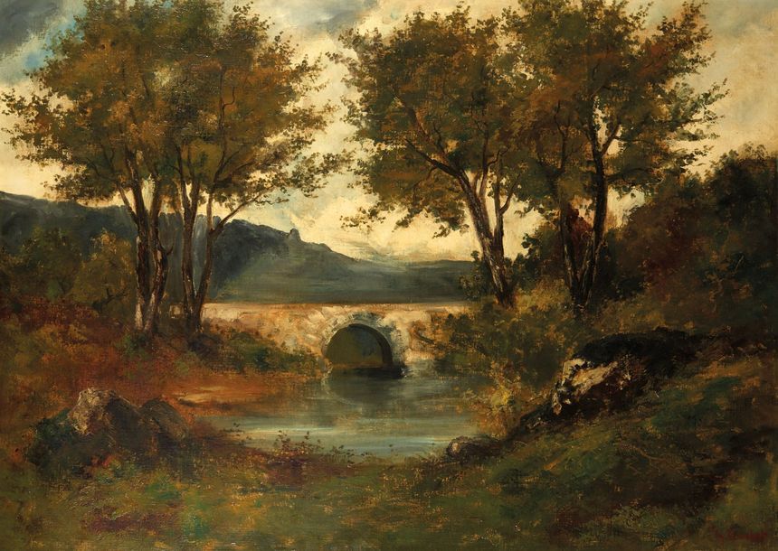 Gustave Courbet (1819-1877) Gustave COURBET (1819-1877)

Le petit pont

Huile su&hellip;