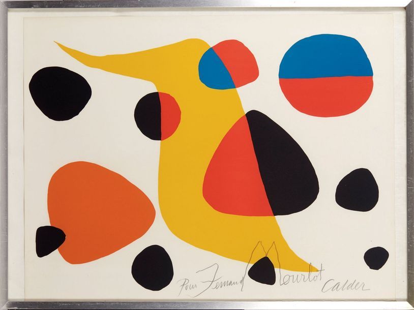 Alexandre Calder ALEXANDRE CALDER

Floating forms, 1965, lithographie, feuille 5&hellip;