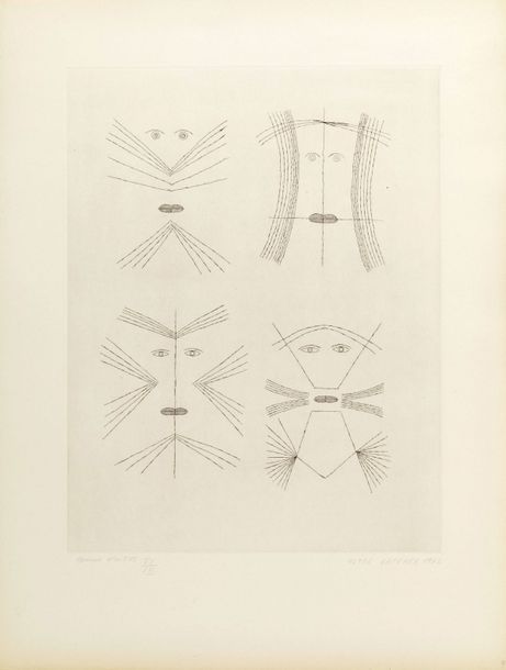 Victor Brauner VICTOR BRAUNER

Codex d'un visage V, 1962, eau-forte, 47 x 37 cm,&hellip;