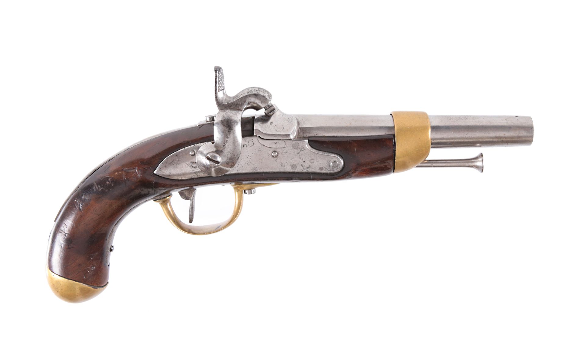 A French 1804 Cavalry Percussion Pistol, modèle 'AN XIII’ 一支法国1804年的骑兵打击式手枪，型号为 &hellip;