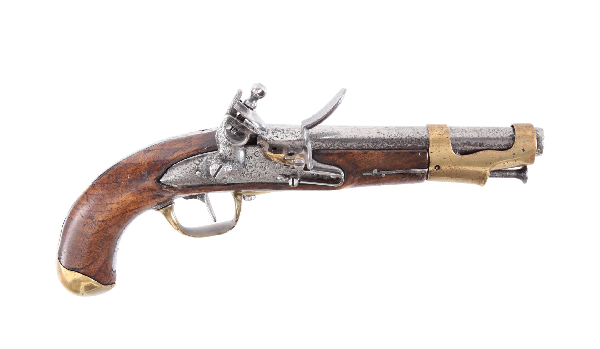 A French 1807 Cavalry Flintlock Pistol, Modèle ‘AN IX’ Pistola de pedernal de ca&hellip;