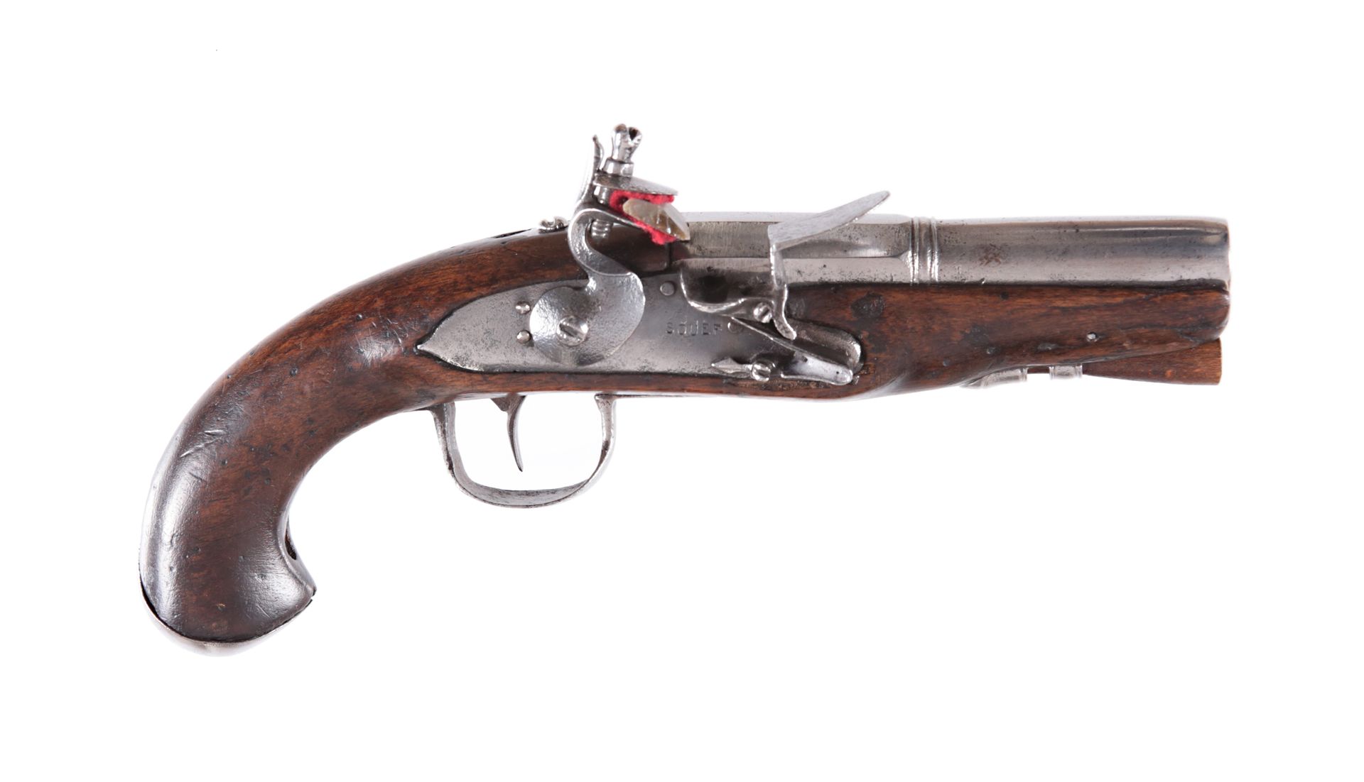 French Flintlock Pistol for Gendarmerie, ca. 1800. Französische Steinschlosspist&hellip;