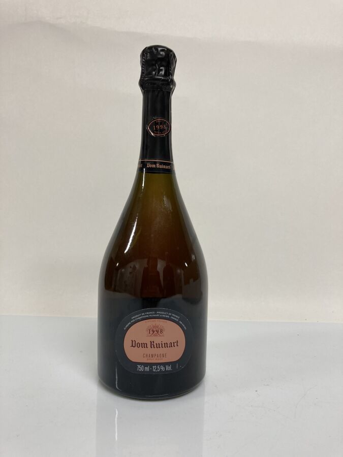 Null 1 Bottle CHAMPAGNE BRUT Rosé "DOM RUINART" 1998 Ruinart